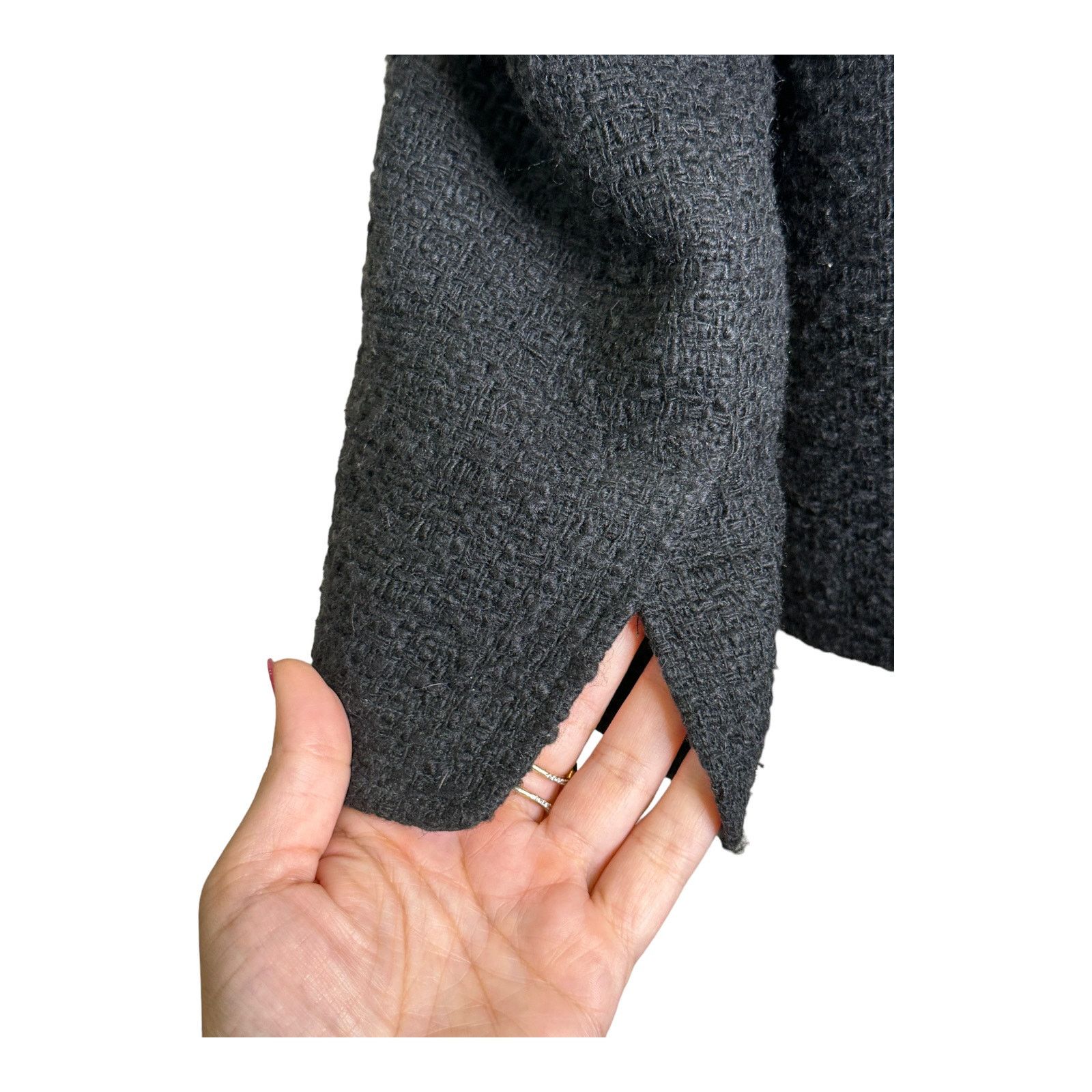 Vince Vince. black woven long sleeves blazer jacket size 10 Size L / US 10 / IT 46 - 8 Thumbnail
