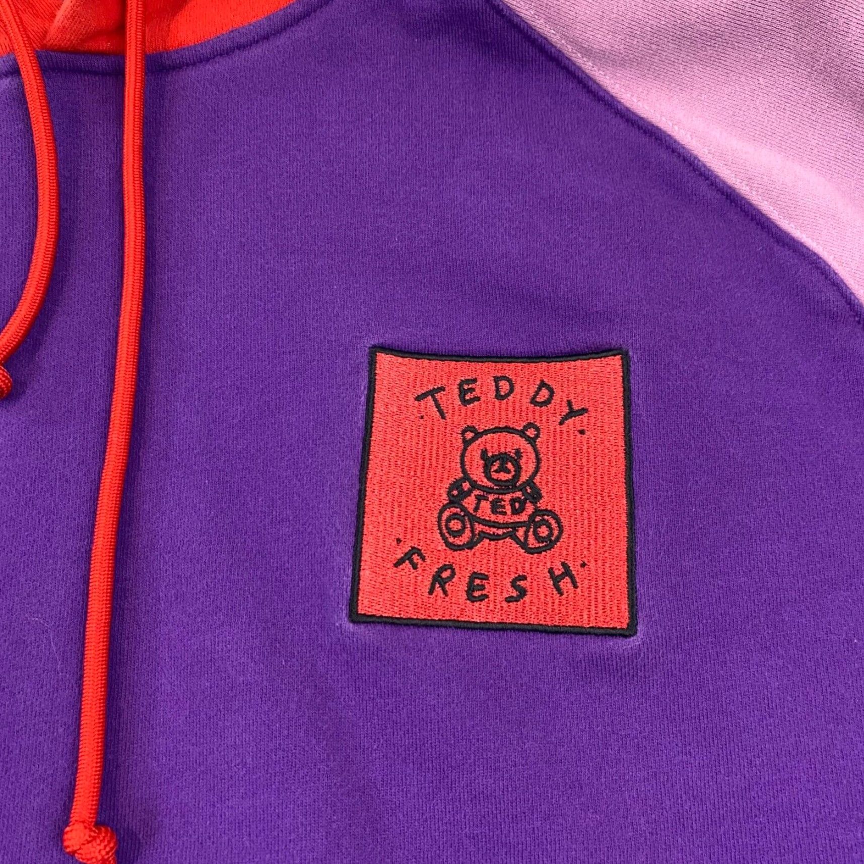 Teddy Fresh TEDDY FRESH Hoodie Mens Large Color Block Pullover Sweatshirt Jacket Streetwear Overcoat Size US L / EU 52-54 / 3 - 2 Thumbnail