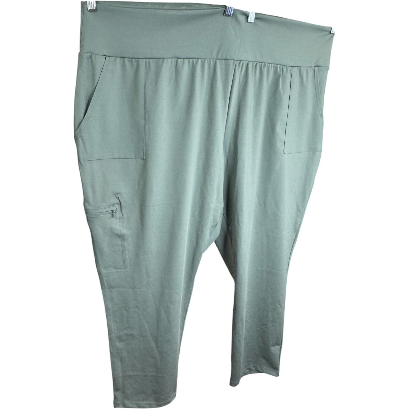 Other zuda Z-Move Tapered Pant Zipper Pocket Olive Green 4X Size 38" / US 16 / IT 52 - 6 Thumbnail