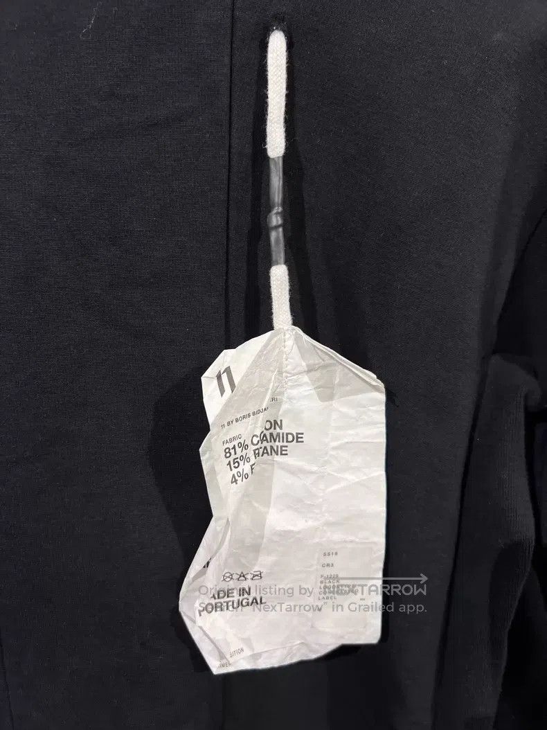 Boris Bidjan Saberi Boris Bidjan Saberi embroidered long sleeve hoodie| Size US M / EU 48-50 / 2 - 5 Thumbnail