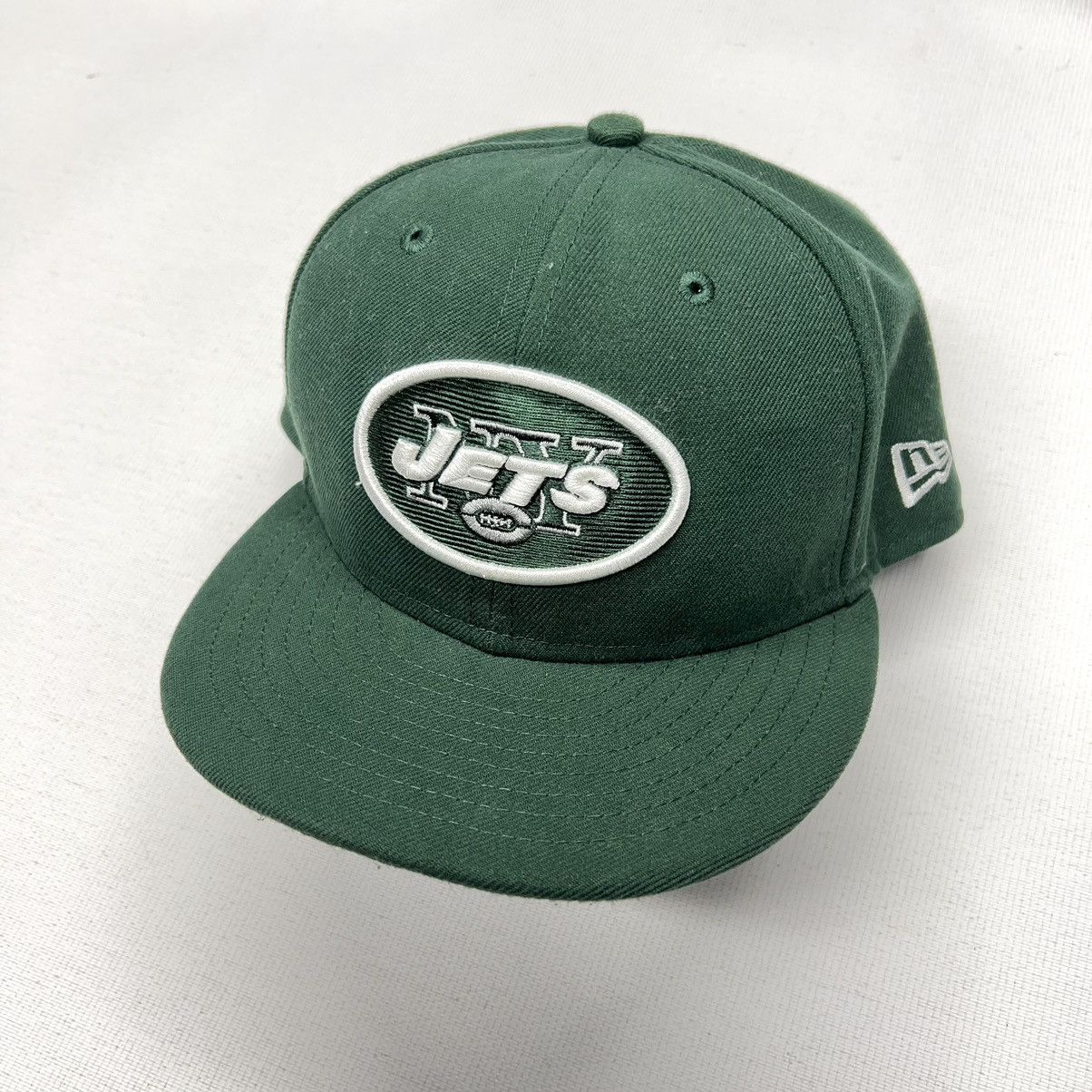 NFL × New Era Jets New Era Hat Mens 6 3/4 Green 59FIFTY Fitted Cap NFL Size ONE SIZE - 1 Thumbnail