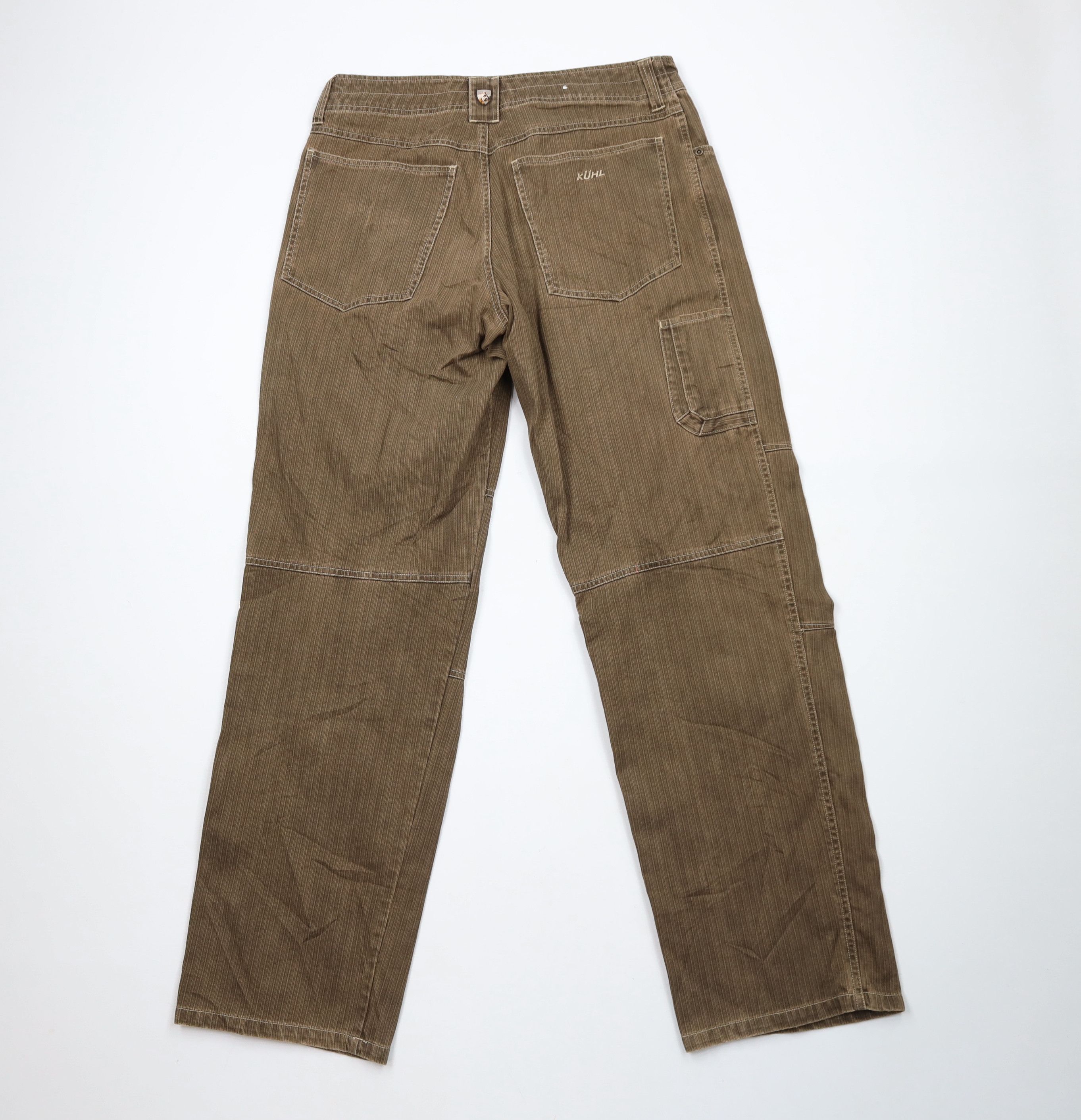 Kuhl × Vintage Vintage Kuhl Mountain Striped Ribbed Wide Leg Dungaree Pants Size US 32 / EU 48 - 11 Thumbnail