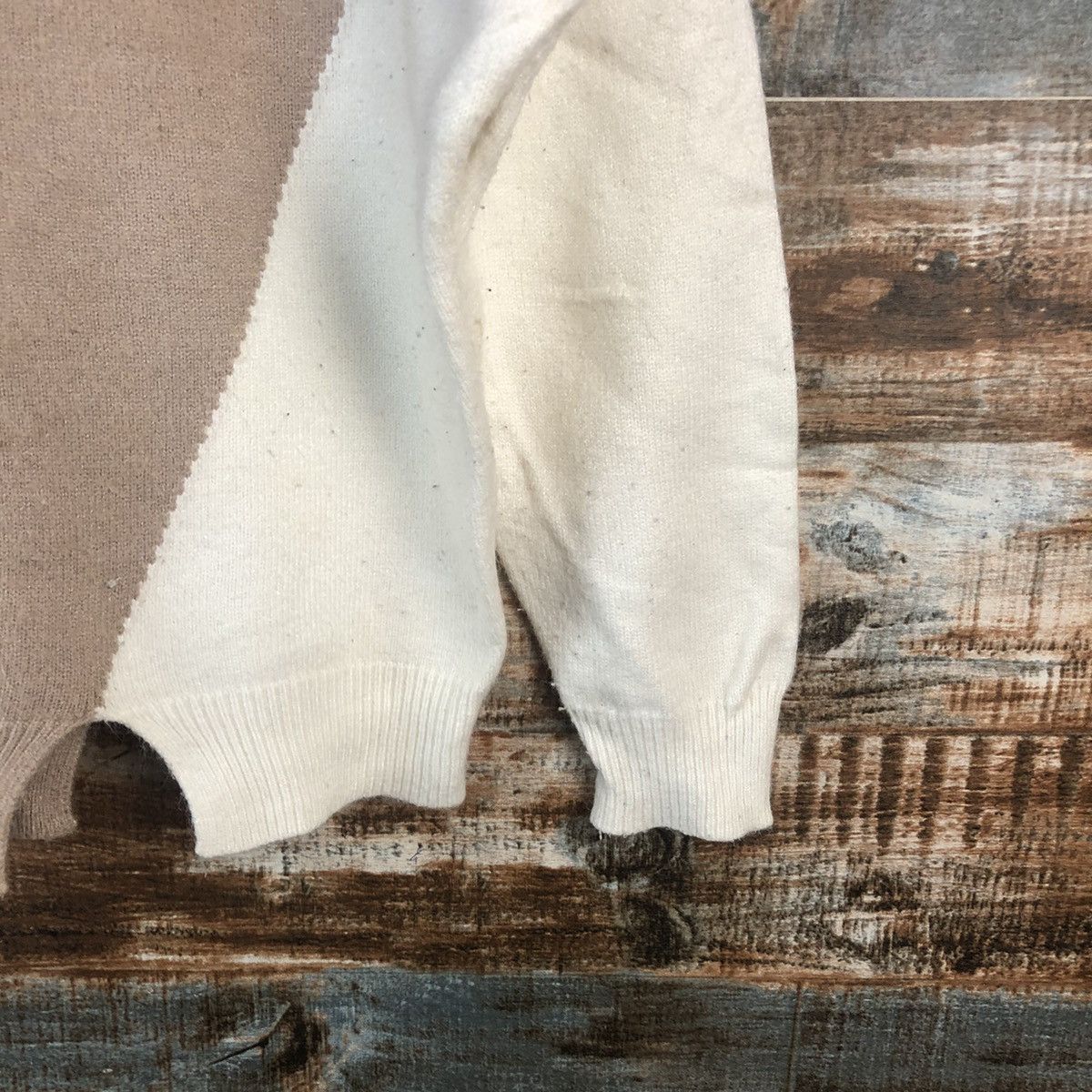Homespun Knitwear × Japanese Brand DL Japanese Brand Beige Knitwear #C677 Size M / US 6-8 / IT 42-44 - 8 Thumbnail