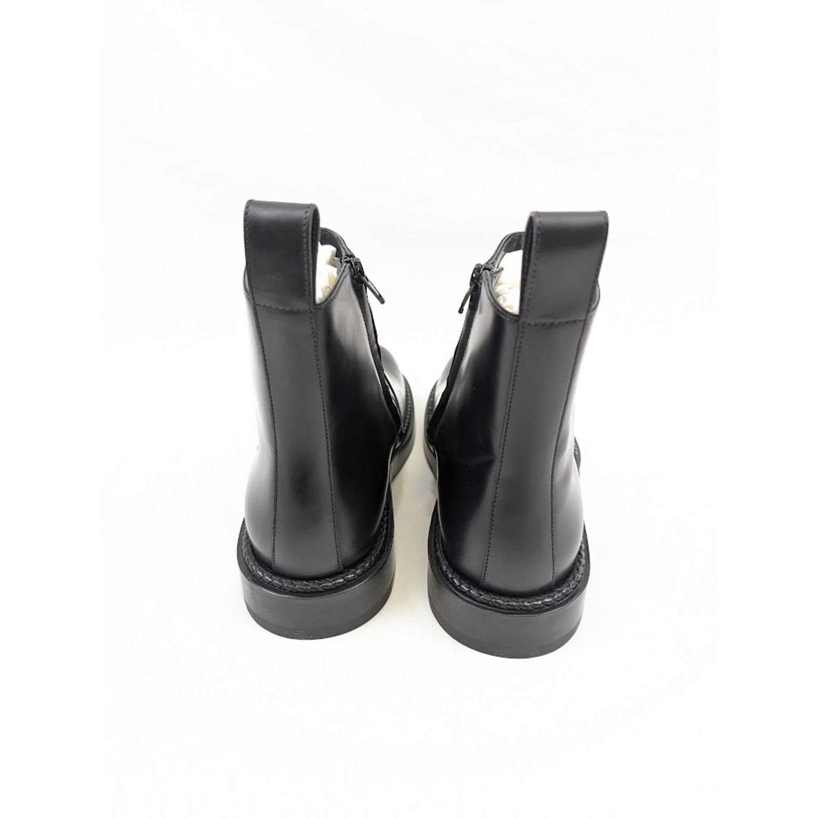 Bottega Veneta o1rshd1 Calf Classic Strut Ankle Boots in Black Size US 8 / EU 41 - 18 Thumbnail