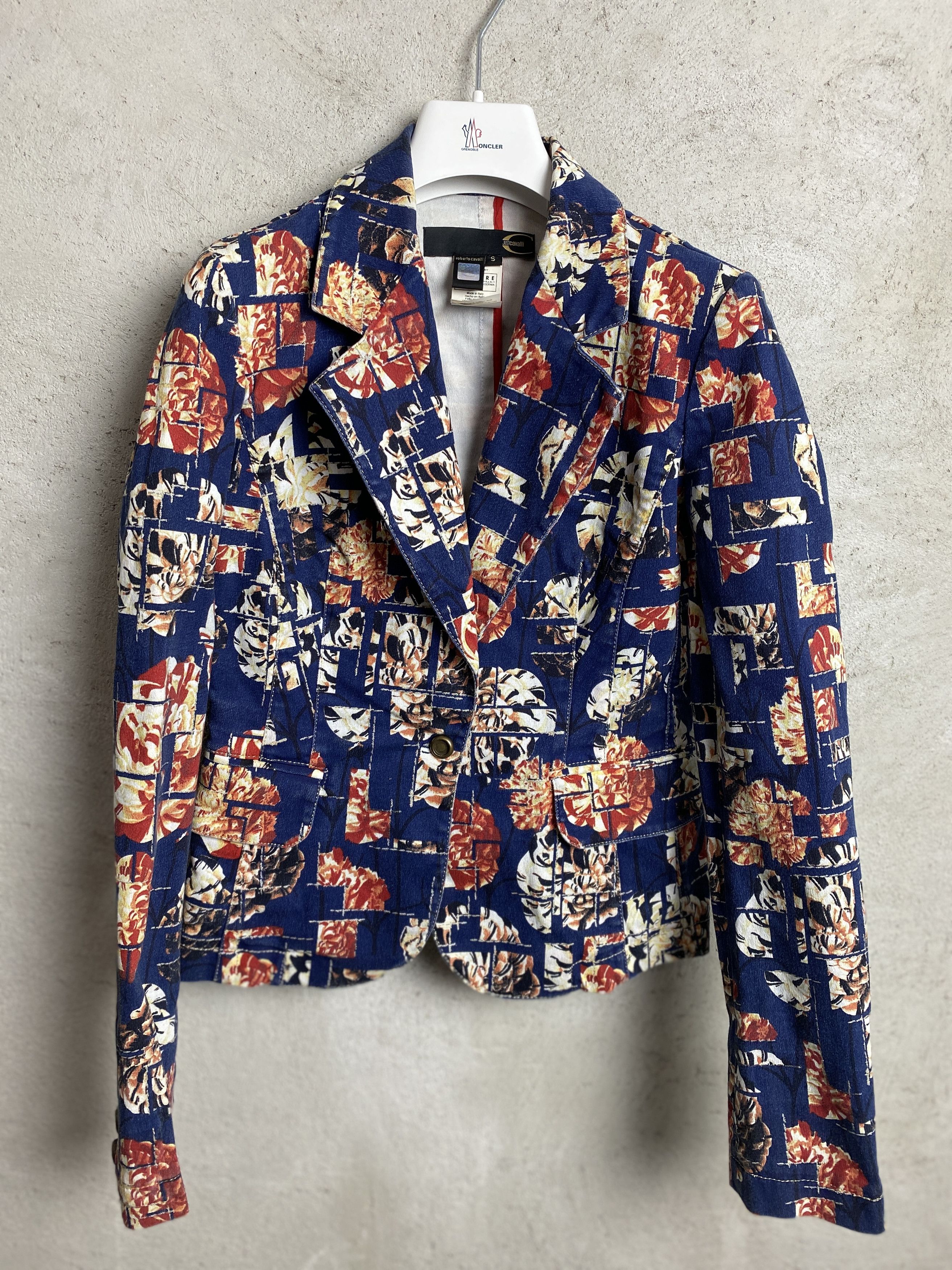 Just Cavalli Just Cavalli vintage blazer printed luxury Size S / US 4 / IT 40 - 1 Thumbnail