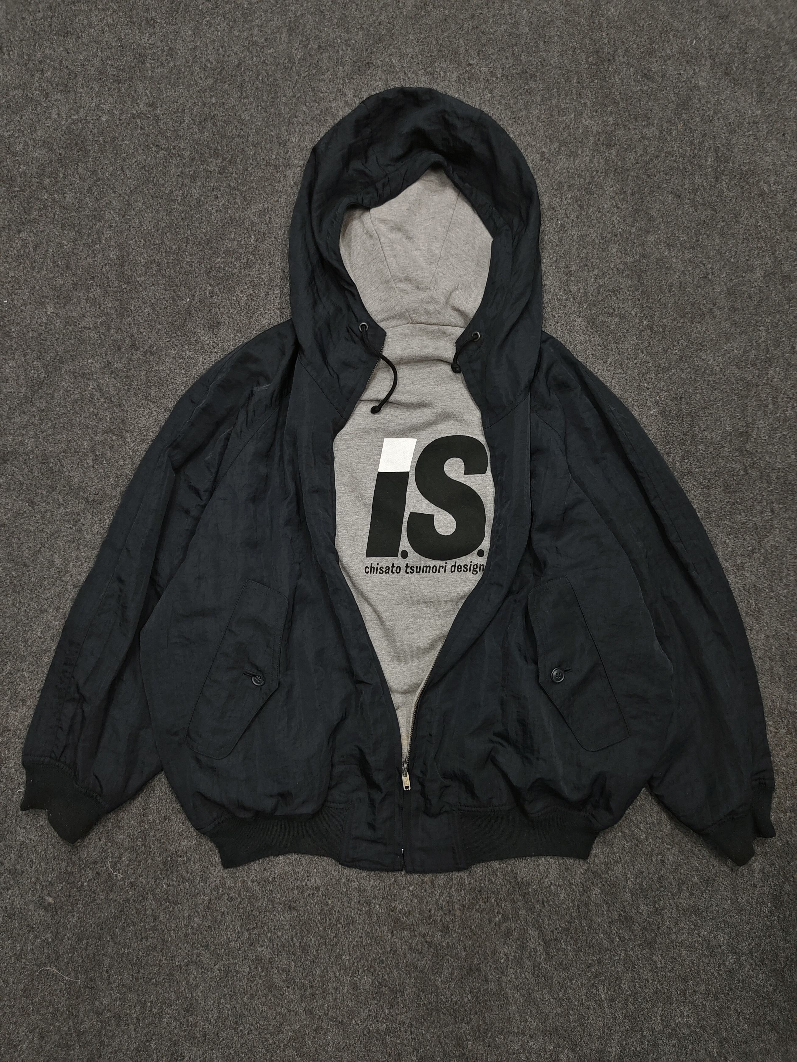 Issey Miyake 80s IS Tsumori Chisato- Archived Reversibel Bomber Jacket Size US L / EU 52-54 / 3 - 5 Thumbnail