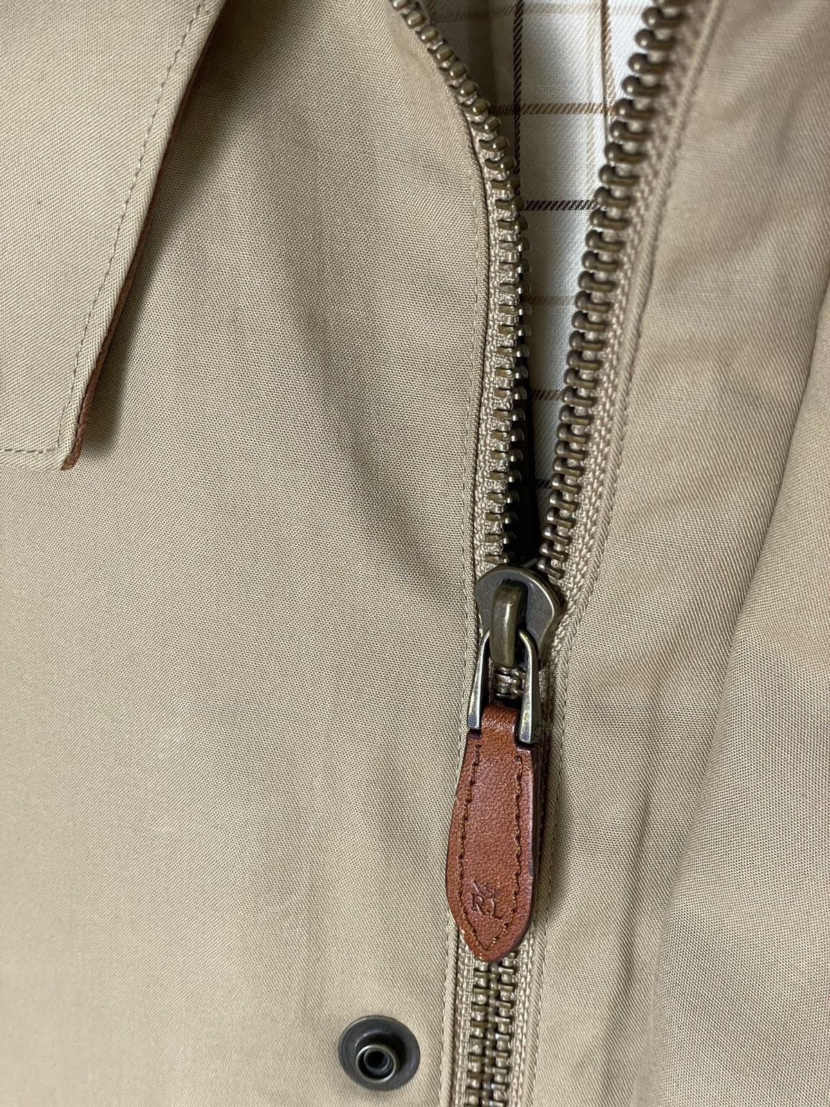 Ralph Lauren Polo Ralph Lauren Classic Luxury Zip Beige Jacket Size US L / EU 52-54 / 3 - 9 Thumbnail