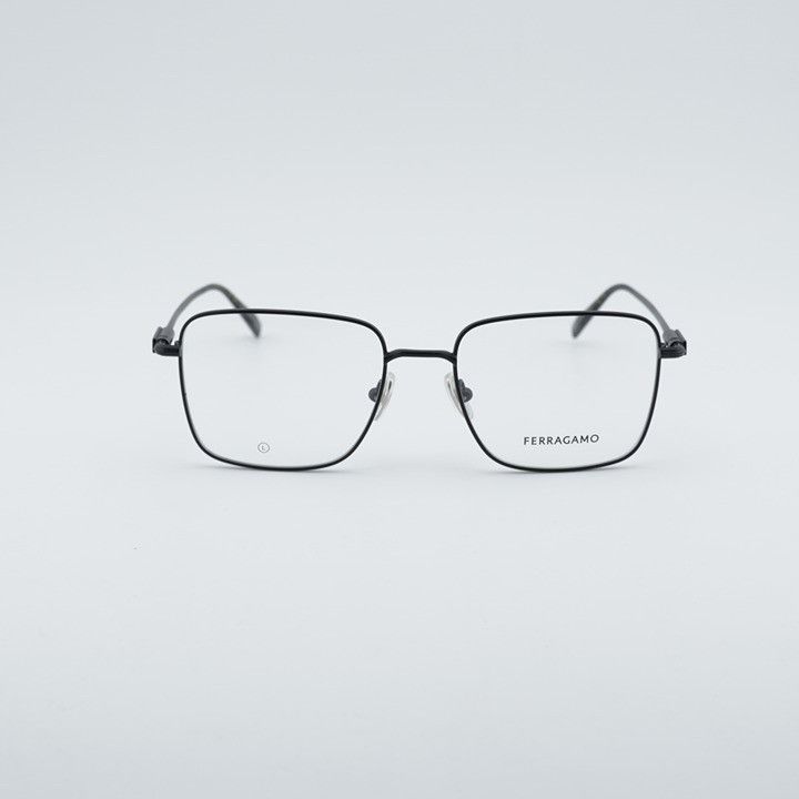 Salvatore Ferragamo Salvatore Ferragamo SF2231 002 Eyeglasses Black 53mm Square Size ONE SIZE - 6 Thumbnail
