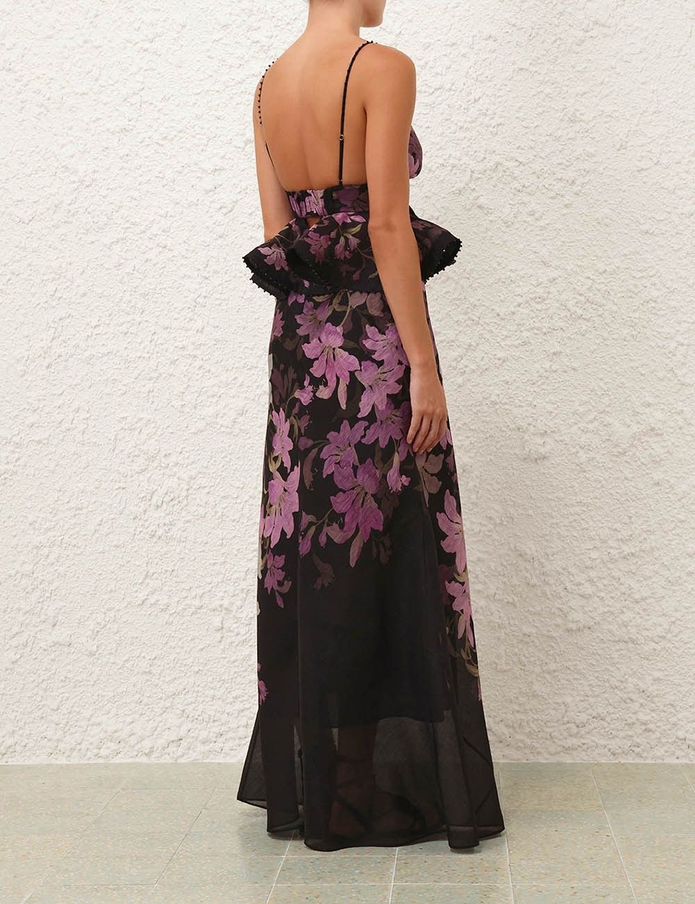 Zimmermann oc11z0226 Dawning Ruffle Slip Dress In Multicolor Size S / US 4 / IT 40 - 4 Thumbnail
