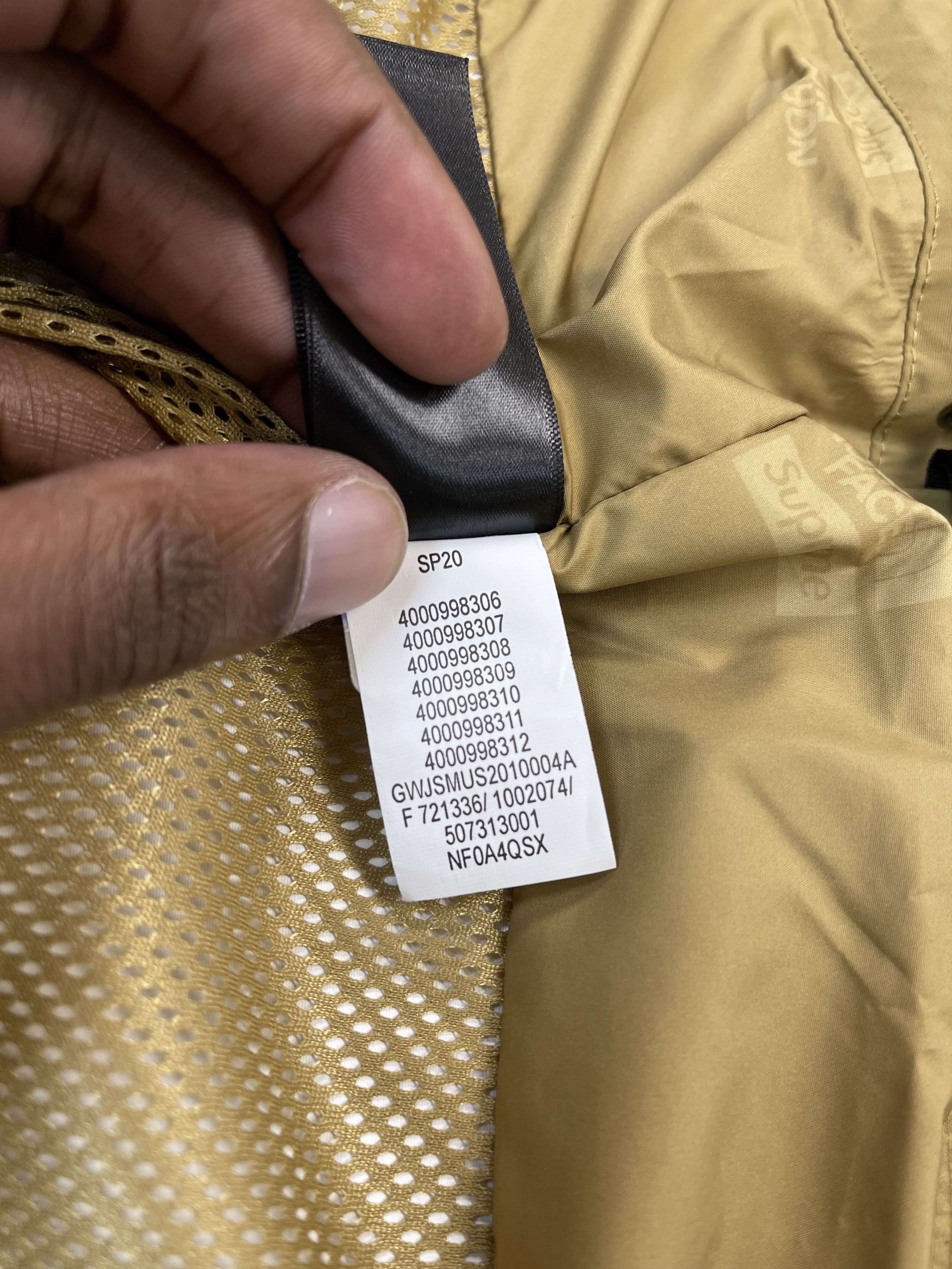 Supreme × The North Face Supreme The North Face Cargo Jacket Gold SS20 Size US L / EU 52-54 / 3 - 8 Thumbnail