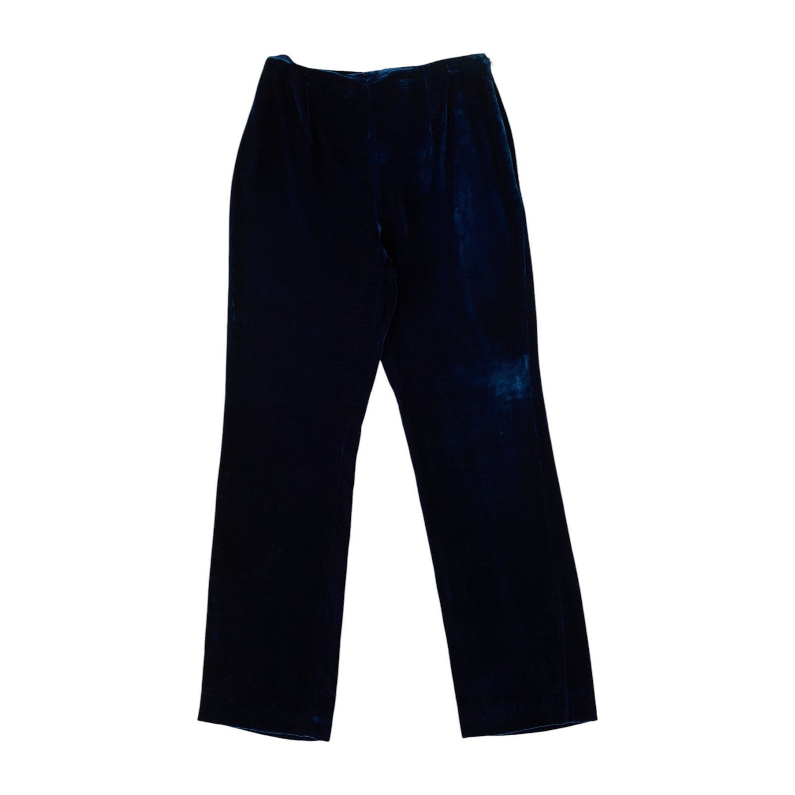 Gucci by Tom Ford F/W 1995 Deep Blue Velvet Pants Size 28" / US 6 / IT 42 - 1 Thumbnail