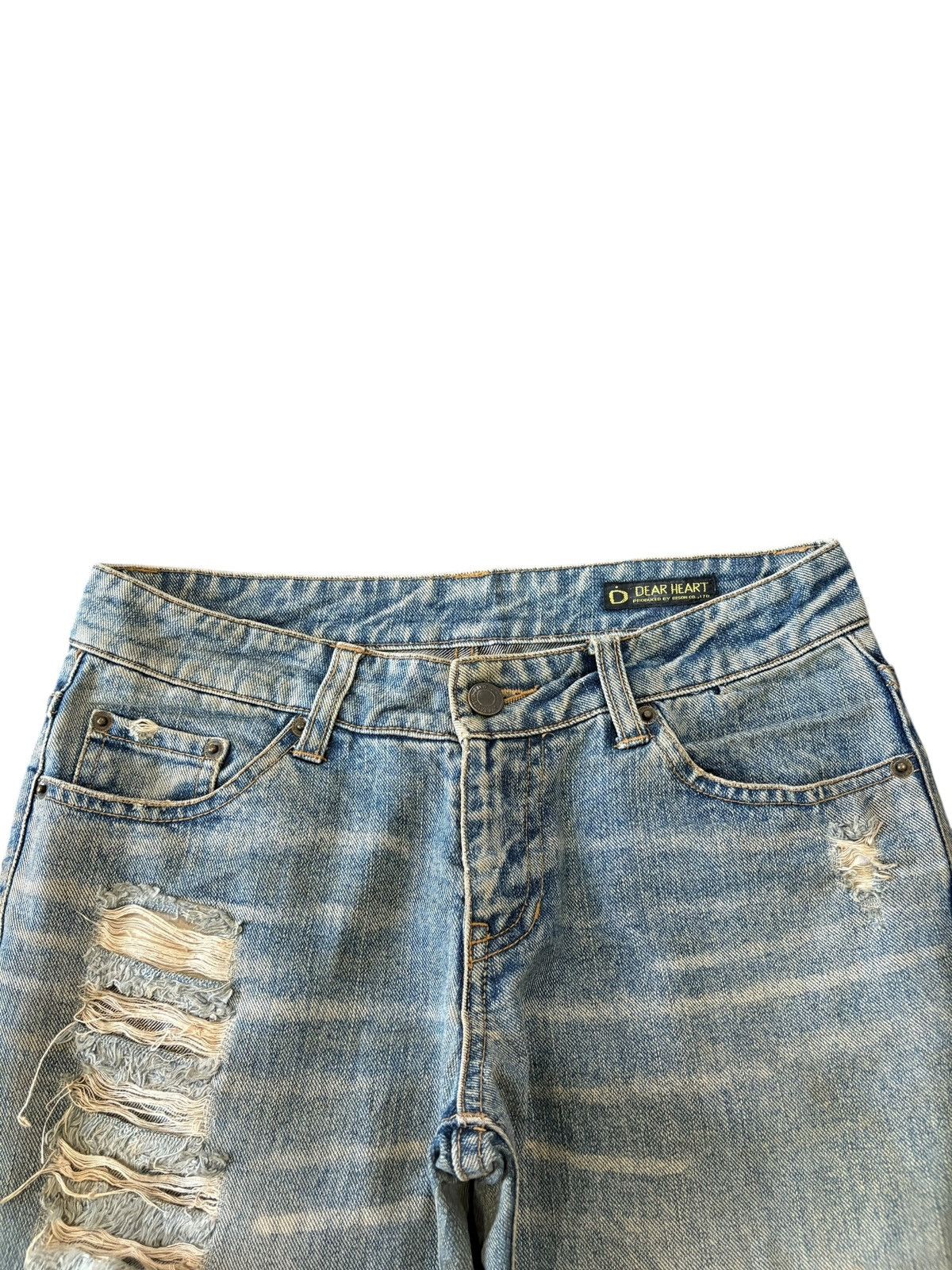 Hysteric Glamour Vintage Japanese Brand Mud Wash Distressed Flare Jeans Size US 28 / EU 44 - 4 Thumbnail