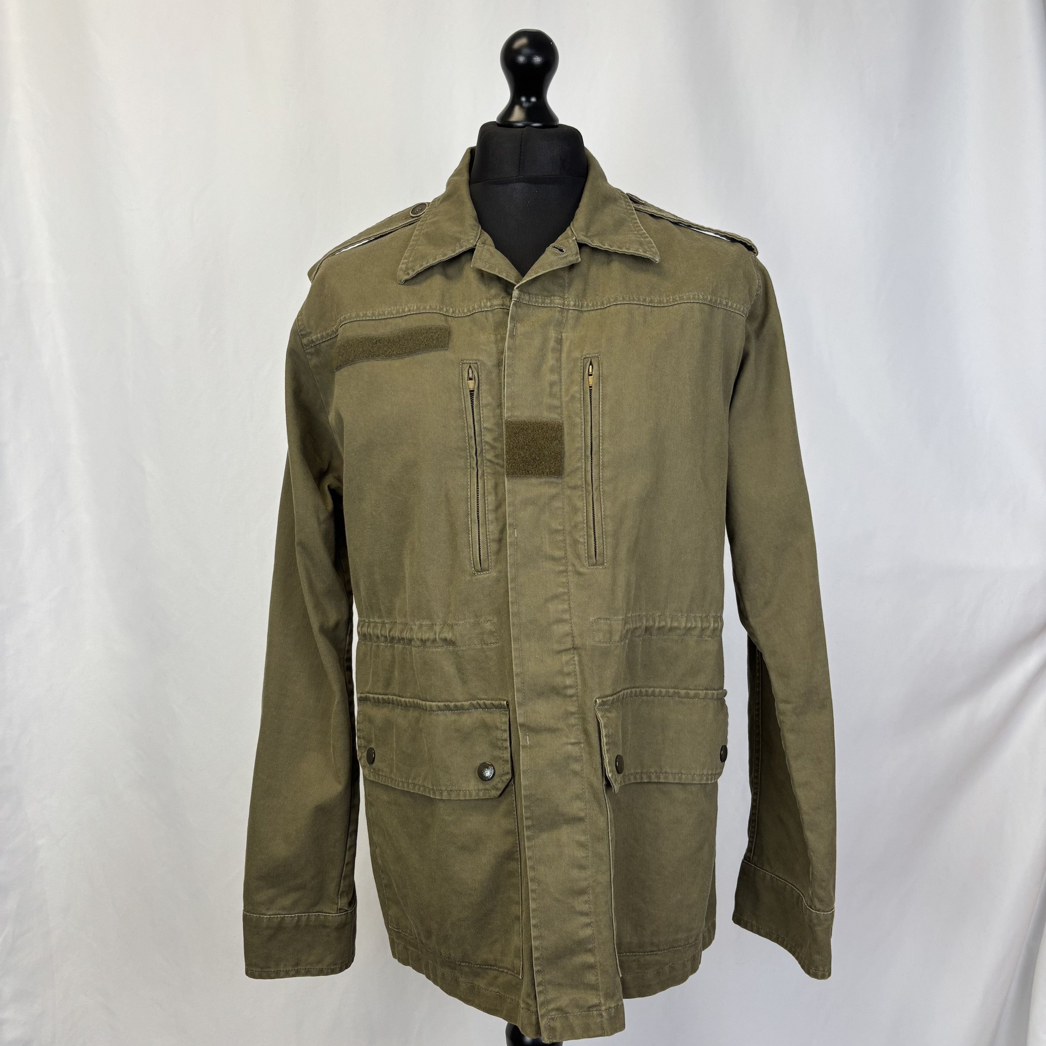 Saint Laurent Paris Saint Laurent Khaki Jacket Size US L / EU 52-54 / 3 - 1 Thumbnail