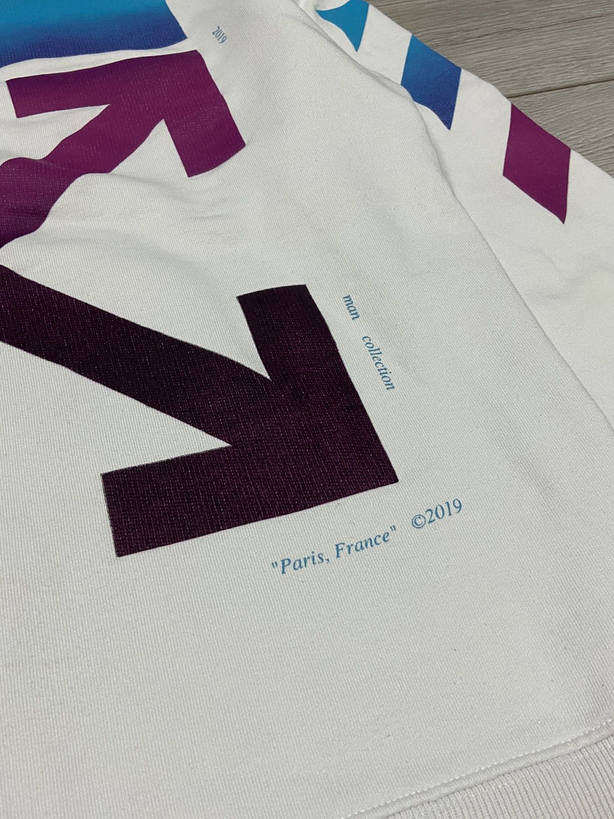 Off-White Off-White diagonal Gradient Arrows Sweatshirt Size US L / EU 52-54 / 3 - 10 Thumbnail