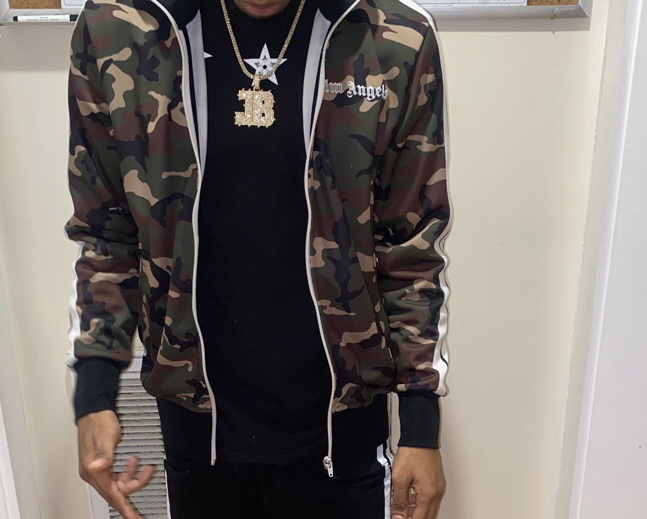 Palm Angels Palm Angels Classic Zip Jacket Camo Size US XS / EU 42 / 0 - 6 Thumbnail