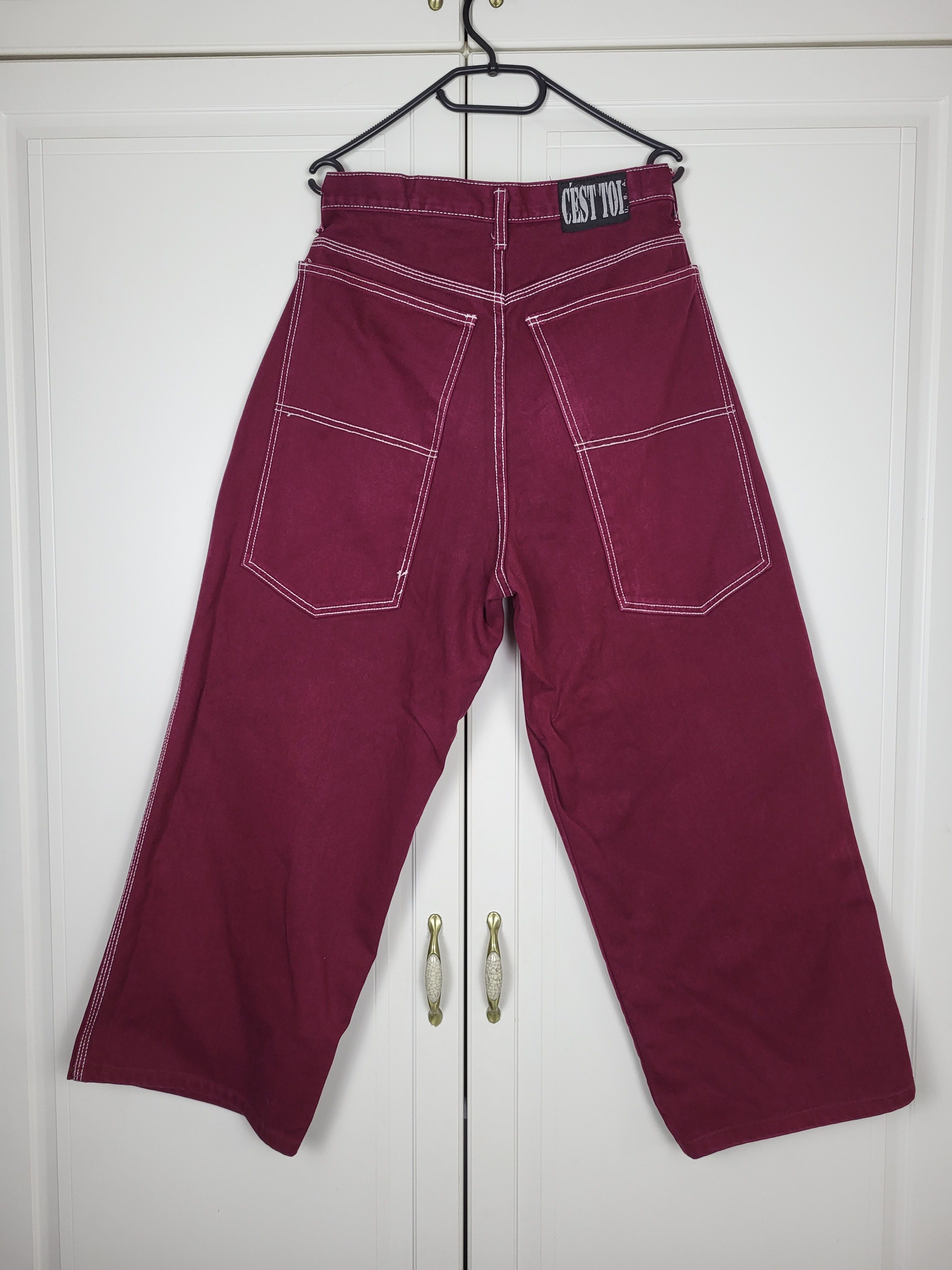 Other vintage 90s bagy rap / hip hop / skate jeans made in USA Size US 32 / EU 48 - 1 Thumbnail