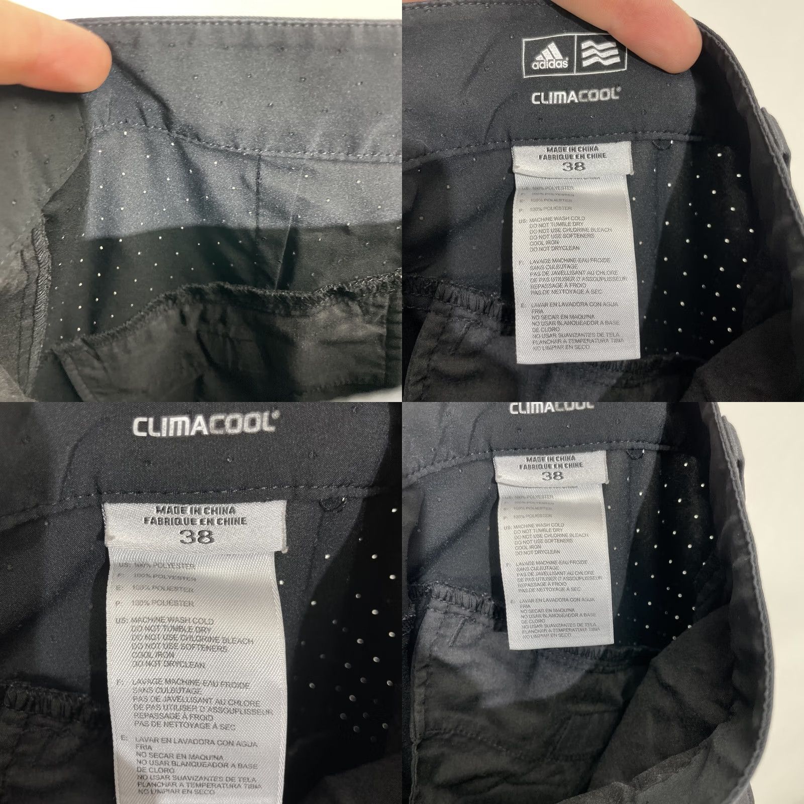Adidas Adidas Climacool Formotion Black Vented Shorts 38 Outdoor Golf Casual Mens Regular Waist 38 Black Polyester Inseam 11 Adjusted for Searchability Size US 38 / EU 54 - 8 Thumbnail