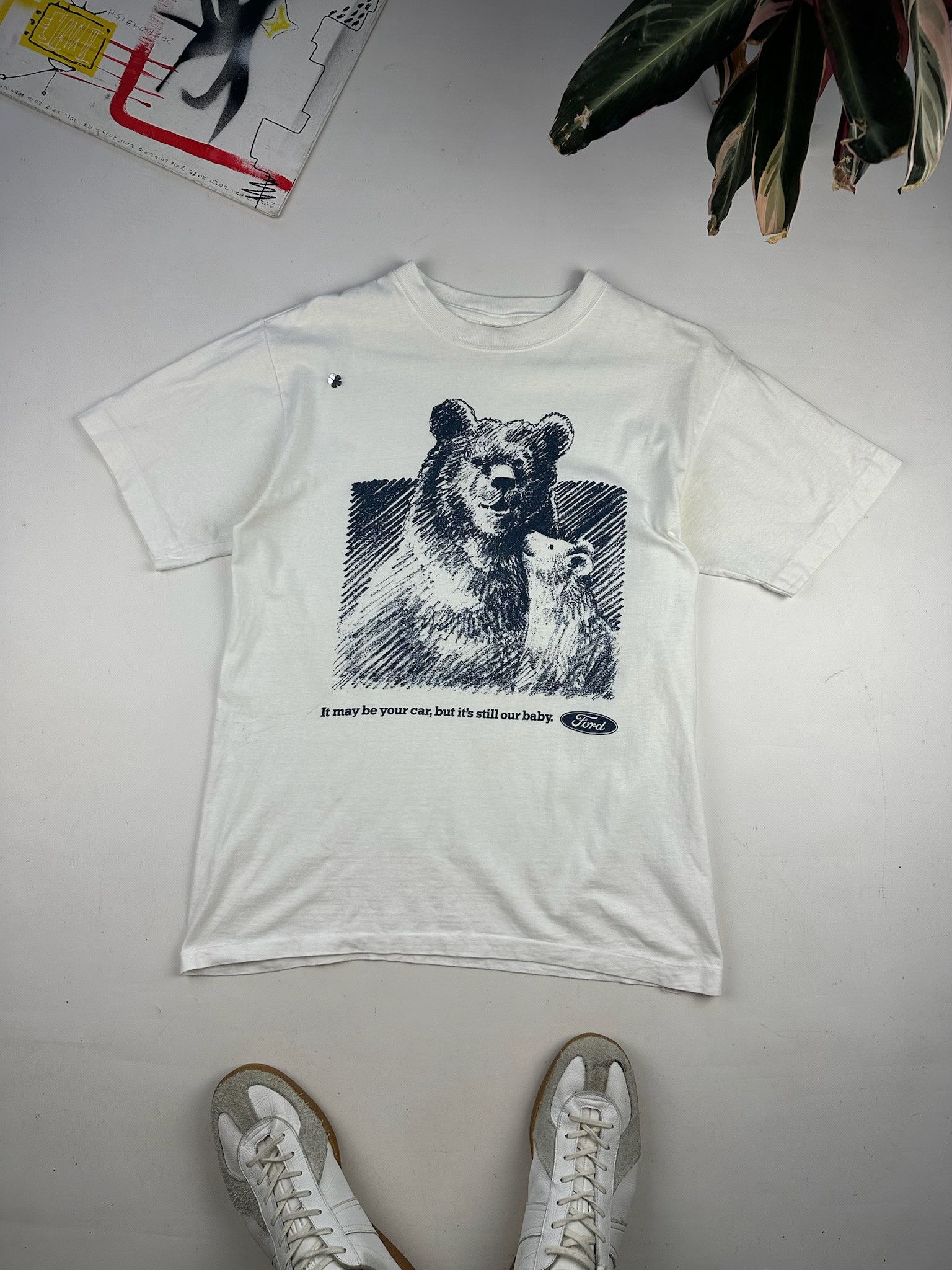 Ford VINTAGE 90’s FORD TSHIRT cute bears Size US M / EU 48-50 / 2 - 2 Thumbnail