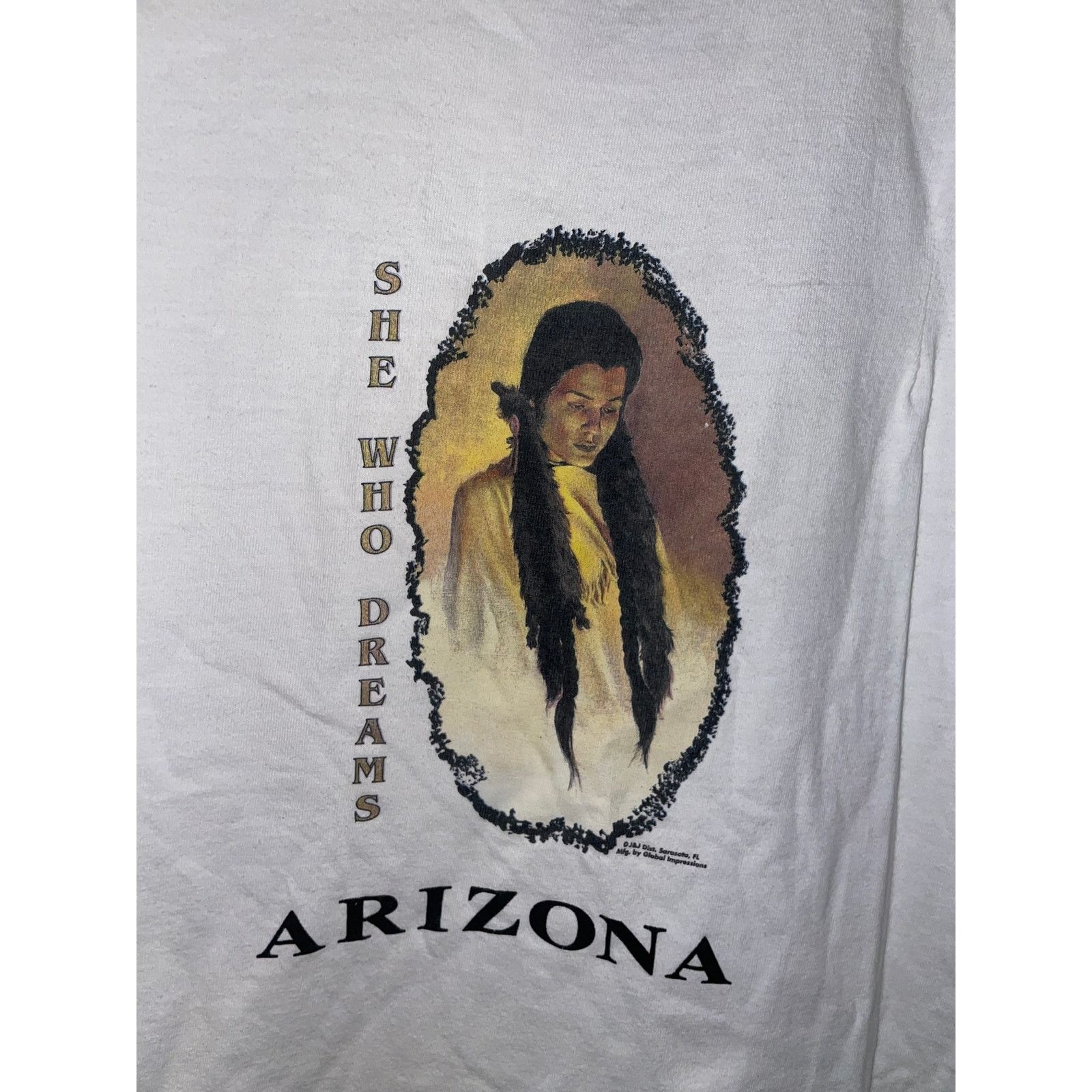 Vintage Vintage Native American Shirt She Who Dreams Arizona Art Tee Size US L / EU 52-54 / 3 - 2 Thumbnail