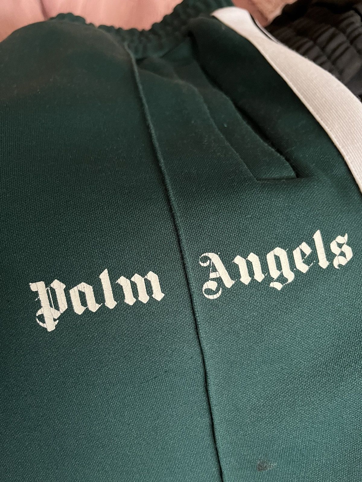 Palm Angels Palm angels green/ white classic track pants size XS Size US 29 - 9 Thumbnail