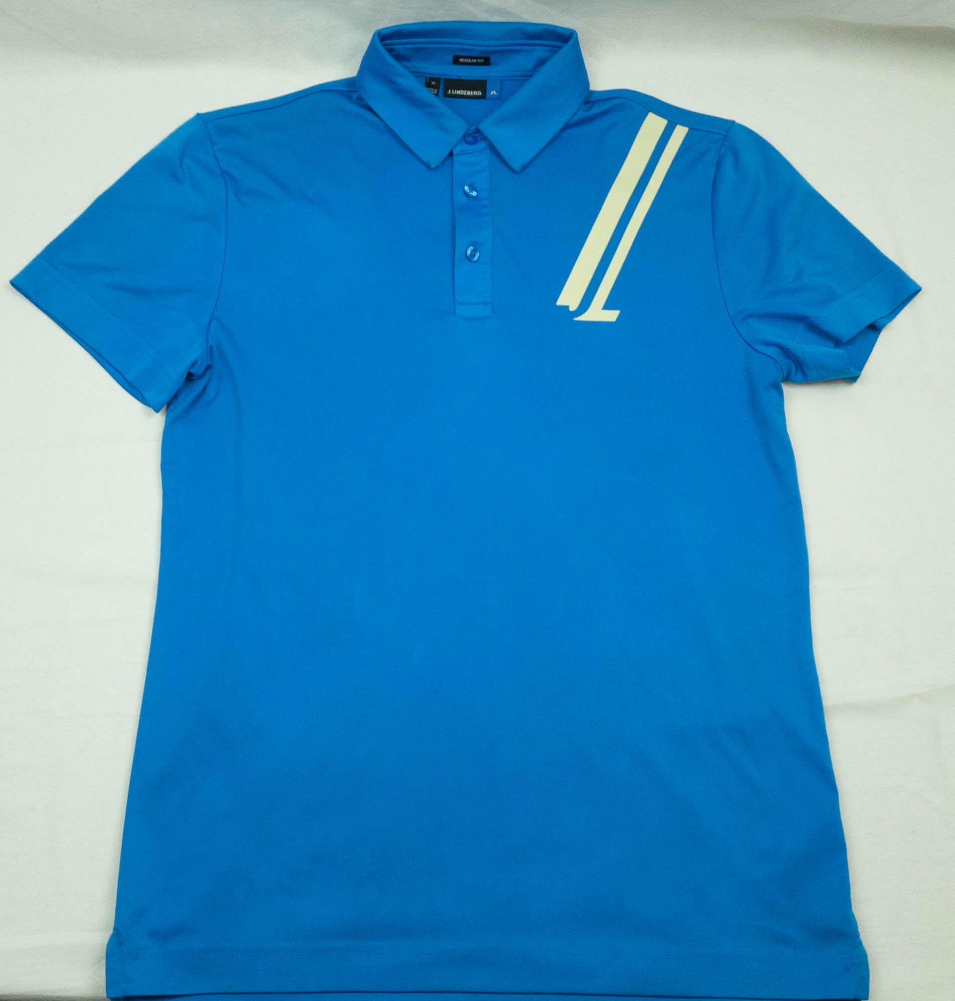 J.Lindeberg J.Lindeberg mens polo top polyester size M-L ( LABEL M) vgc Size US M / EU 48-50 / 2 - 3 Thumbnail