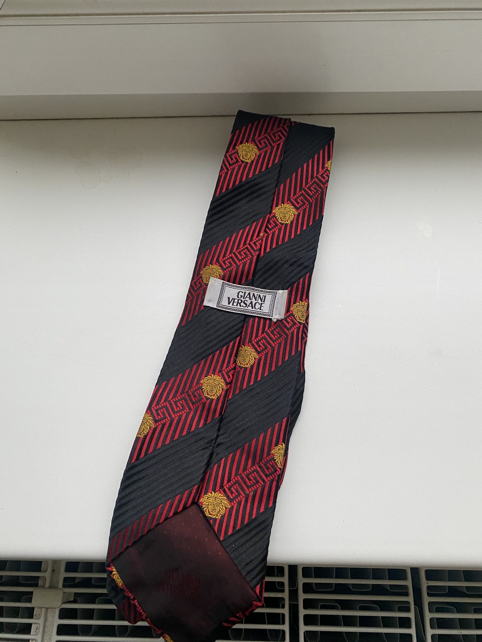 Designer × Versace Gianni Versace Silk Tie Made In Italy Size ONE SIZE - 1 Thumbnail