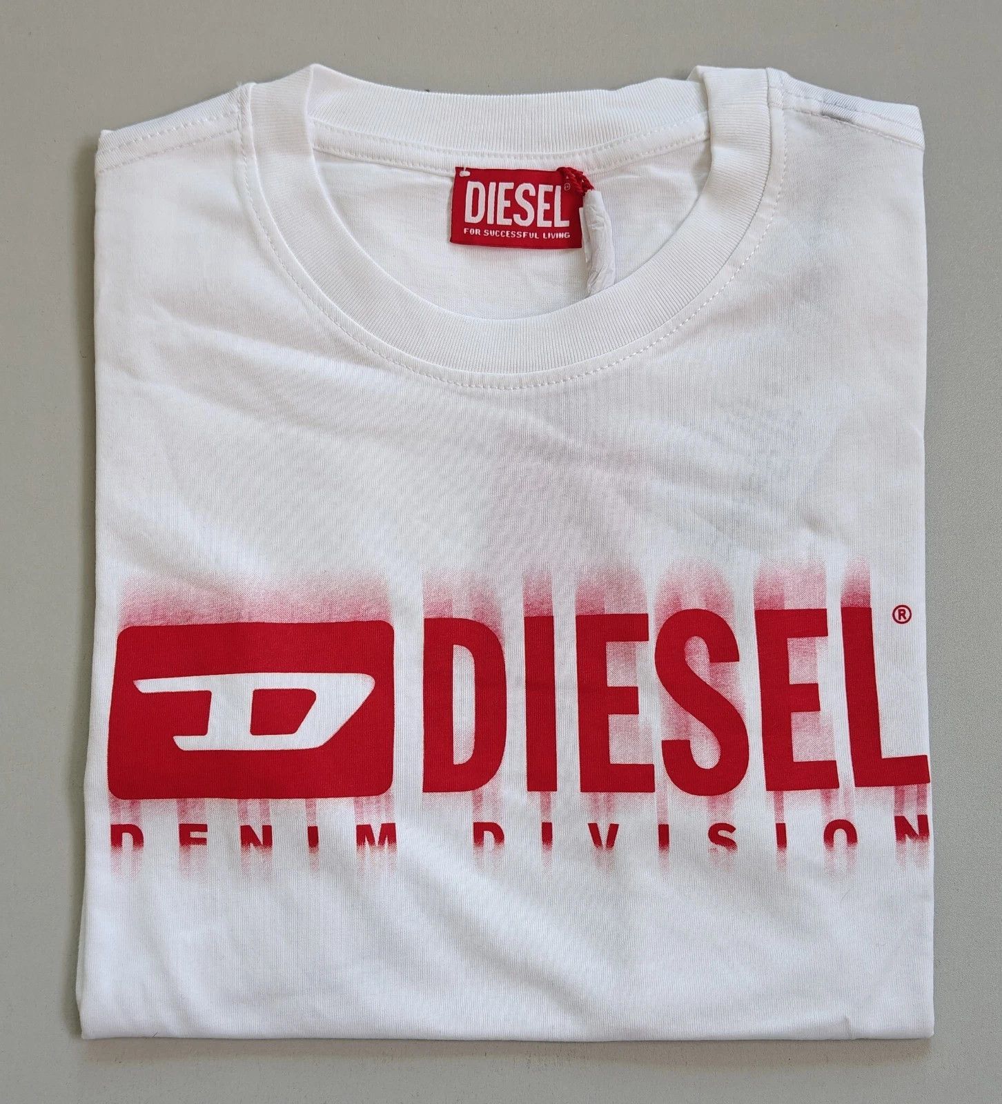 DIESEL White T-shirt T-Diegor-L6 T 4167