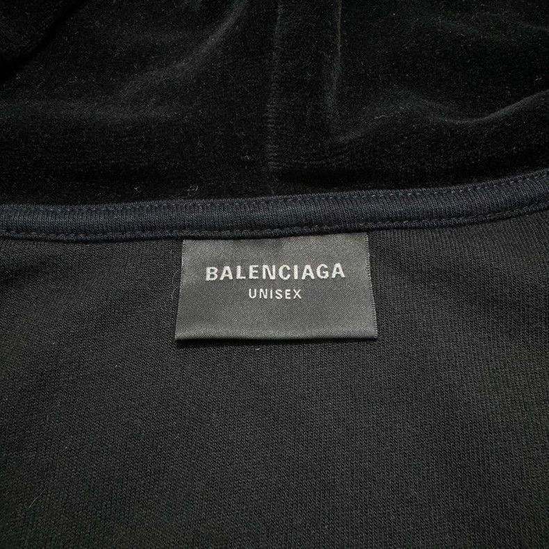 Balenciaga balenciaga velvet wave hoodie size 3 Size US XL / EU 56 / 4 - 3 Thumbnail