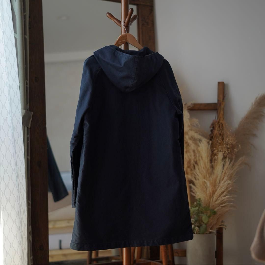 John Alexander Skelton CONFECT Sulfur Dyed Moleskin Hooded Coat Size US L / EU 52-54 / 3 - 2 Thumbnail