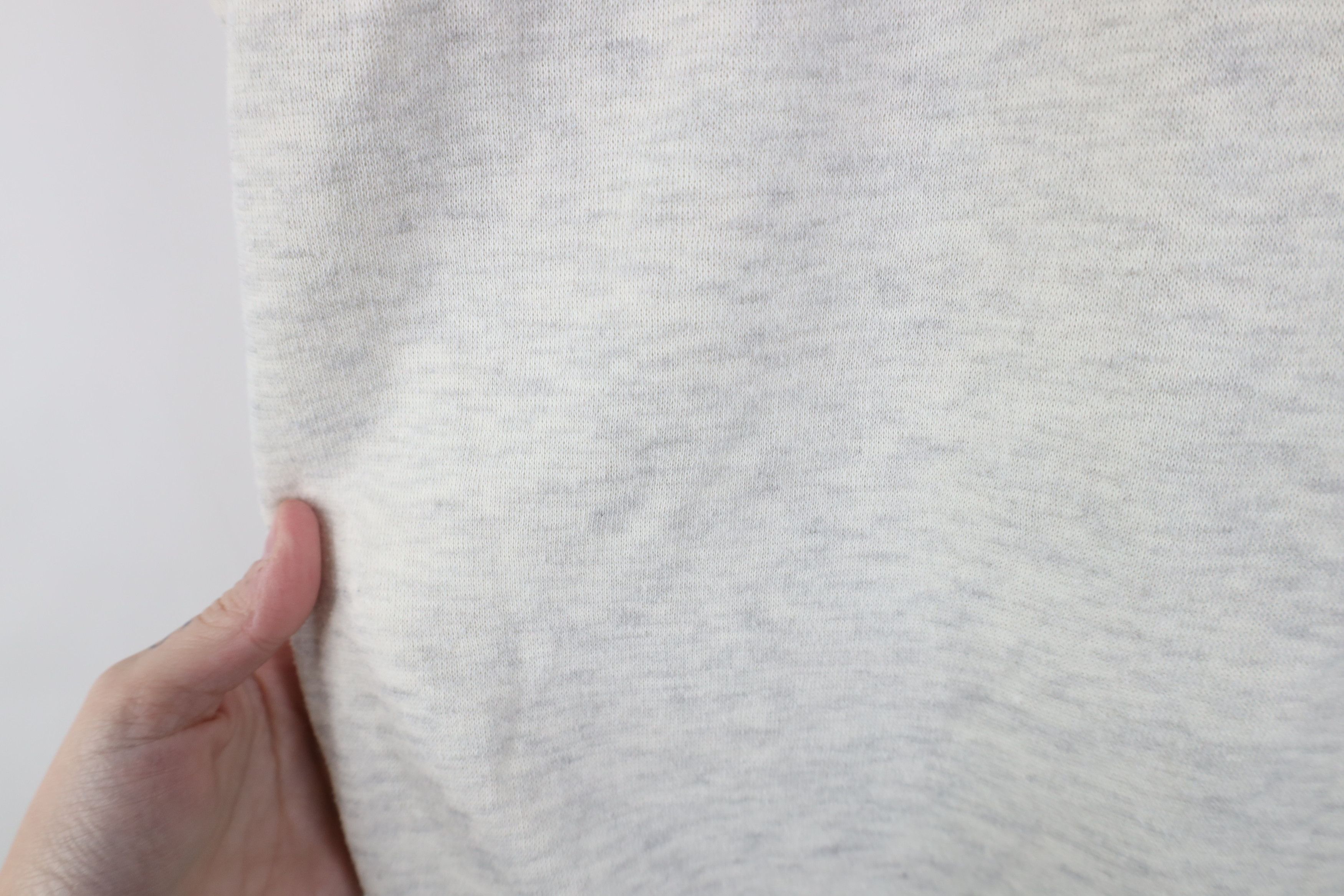 Vintage Vintage 90s Streetwear Henley Pullover Sweatshirt Gray Size US L / EU 52-54 / 3 - 6 Thumbnail