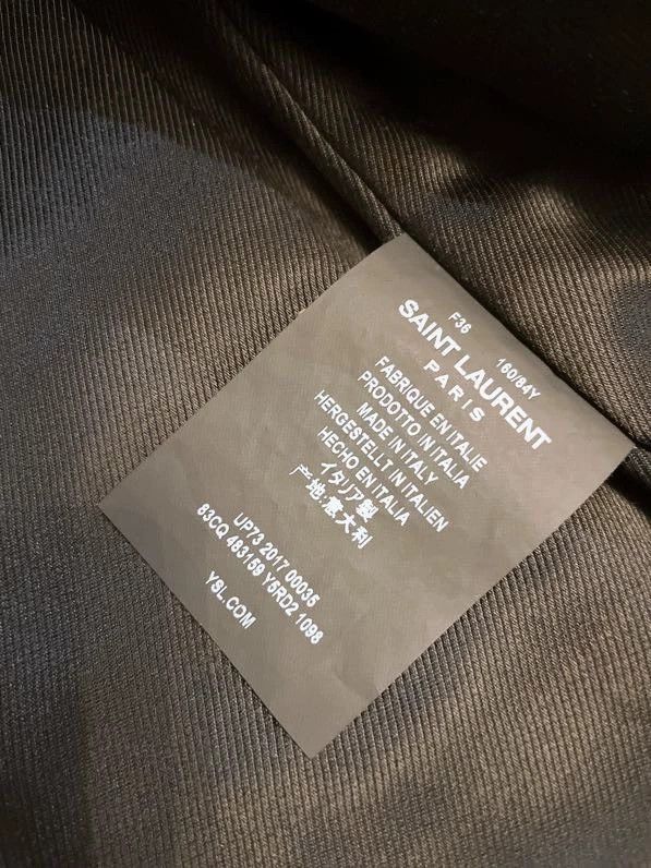 Saint Laurent Paris Saint Laurent Paris Saint Laurent Paris Tailored motorcycl Size US S / EU 44-46 / 1 - 6 Thumbnail