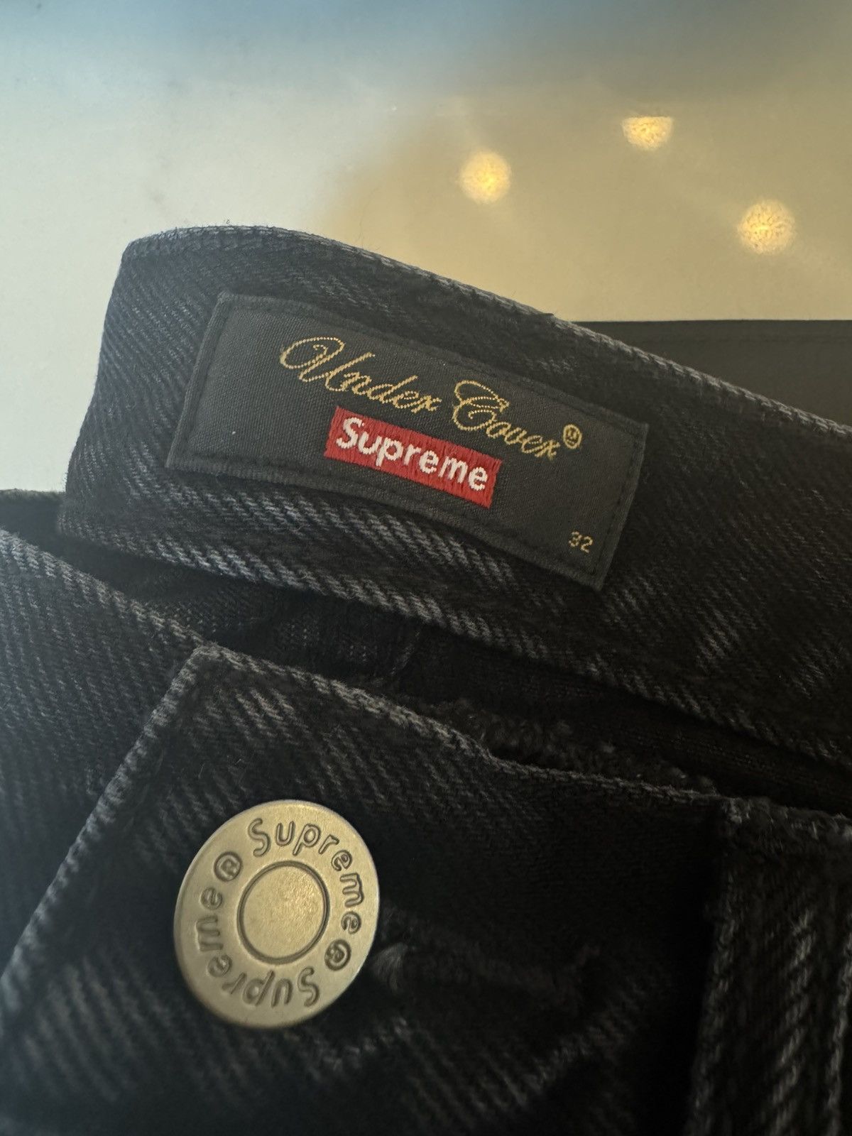 Supreme × Undercover Supreme UNDERCOVER Layered Jean Black Sized 32 Size US 32 / EU 48 - 11 Thumbnail
