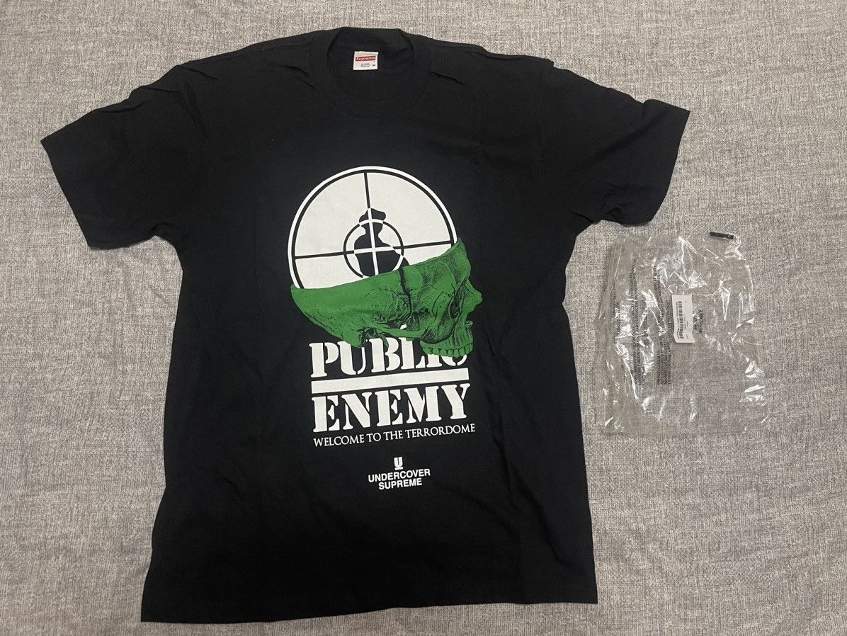 Supreme x UNDERCOVER Public Enemy Terrordome T-Shirt!Black