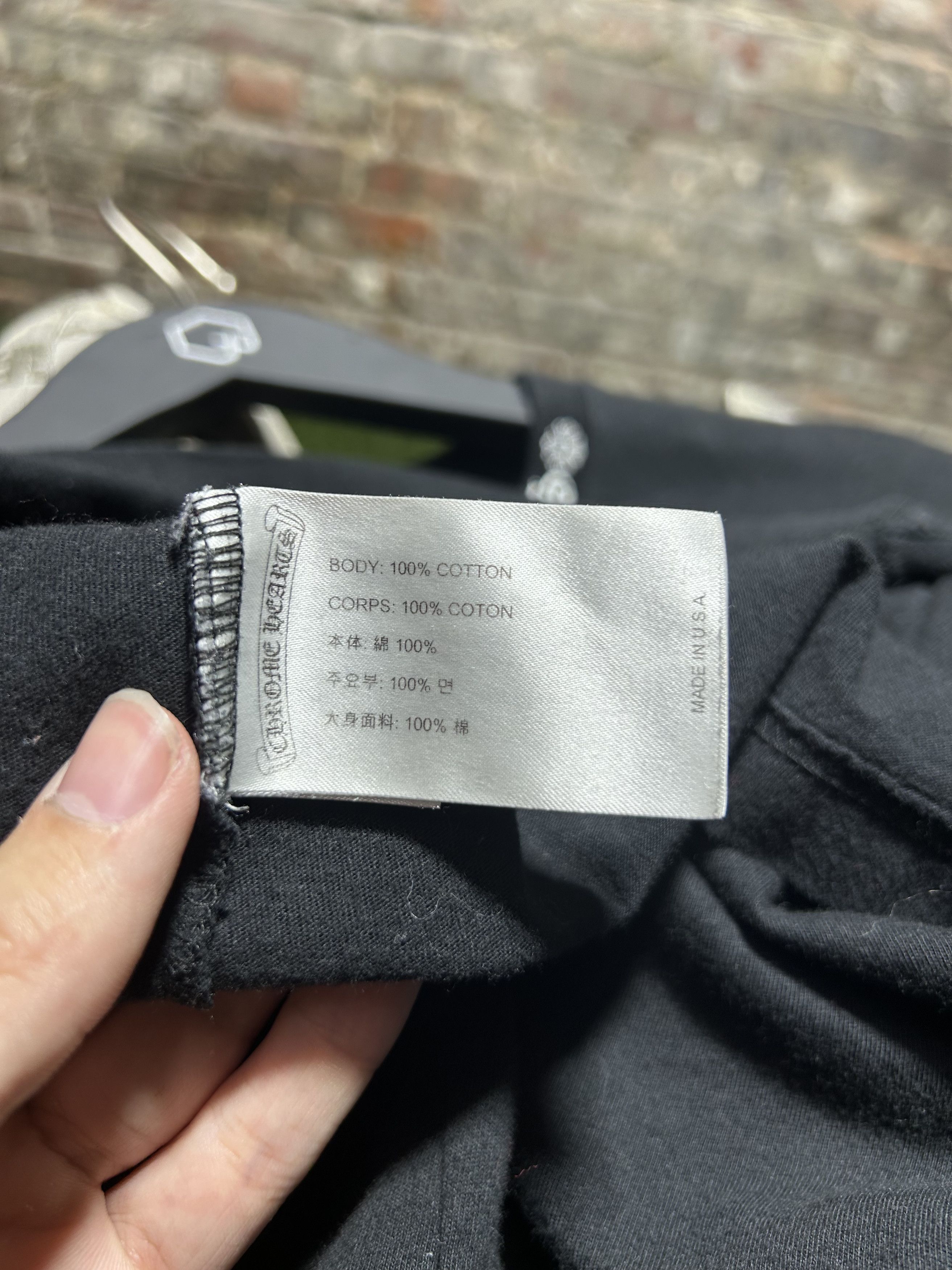 Chrome Hearts Chrome Hearts Neck Logo Tee Size US S / EU 44-46 / 1 - 5 Thumbnail