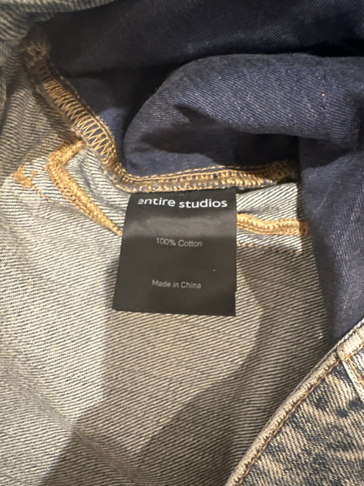 Entire Studios Entire Studios Blue Heavy Denim Cargos Size US 32 / EU 48 - 7 Thumbnail