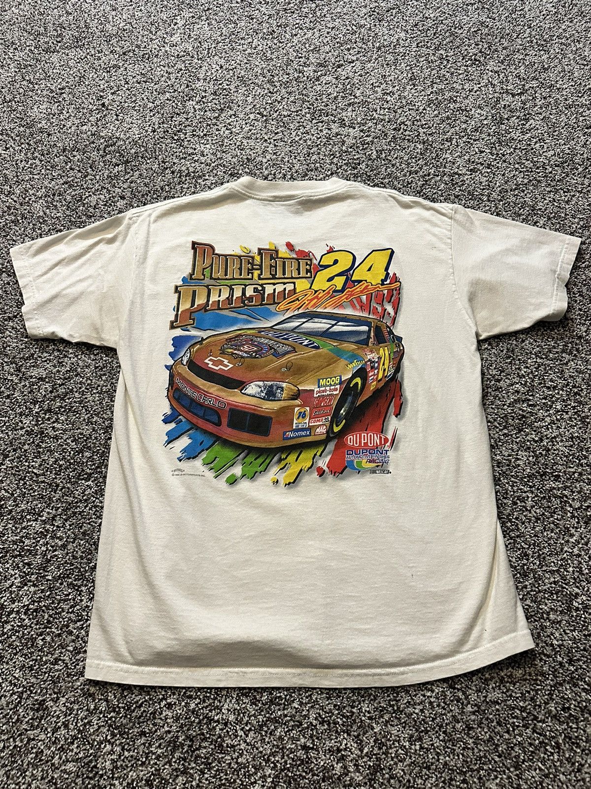 Vintage Vintage NASCAR Racing T Shirt Size US L / EU 52-54 / 3 - 2 Thumbnail