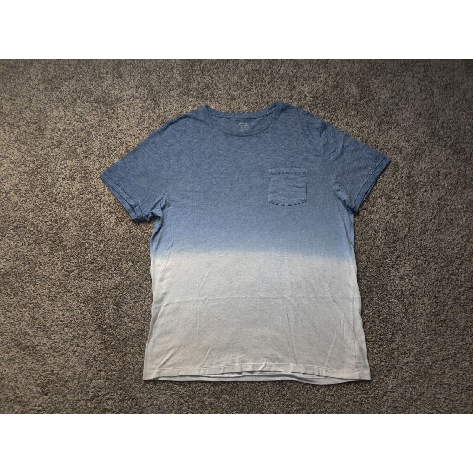 Old Navy Old Navy Shirt Adult Mens Large Blue White Torso Pocket Shor Size US L / EU 52-54 / 3 - 1 Thumbnail