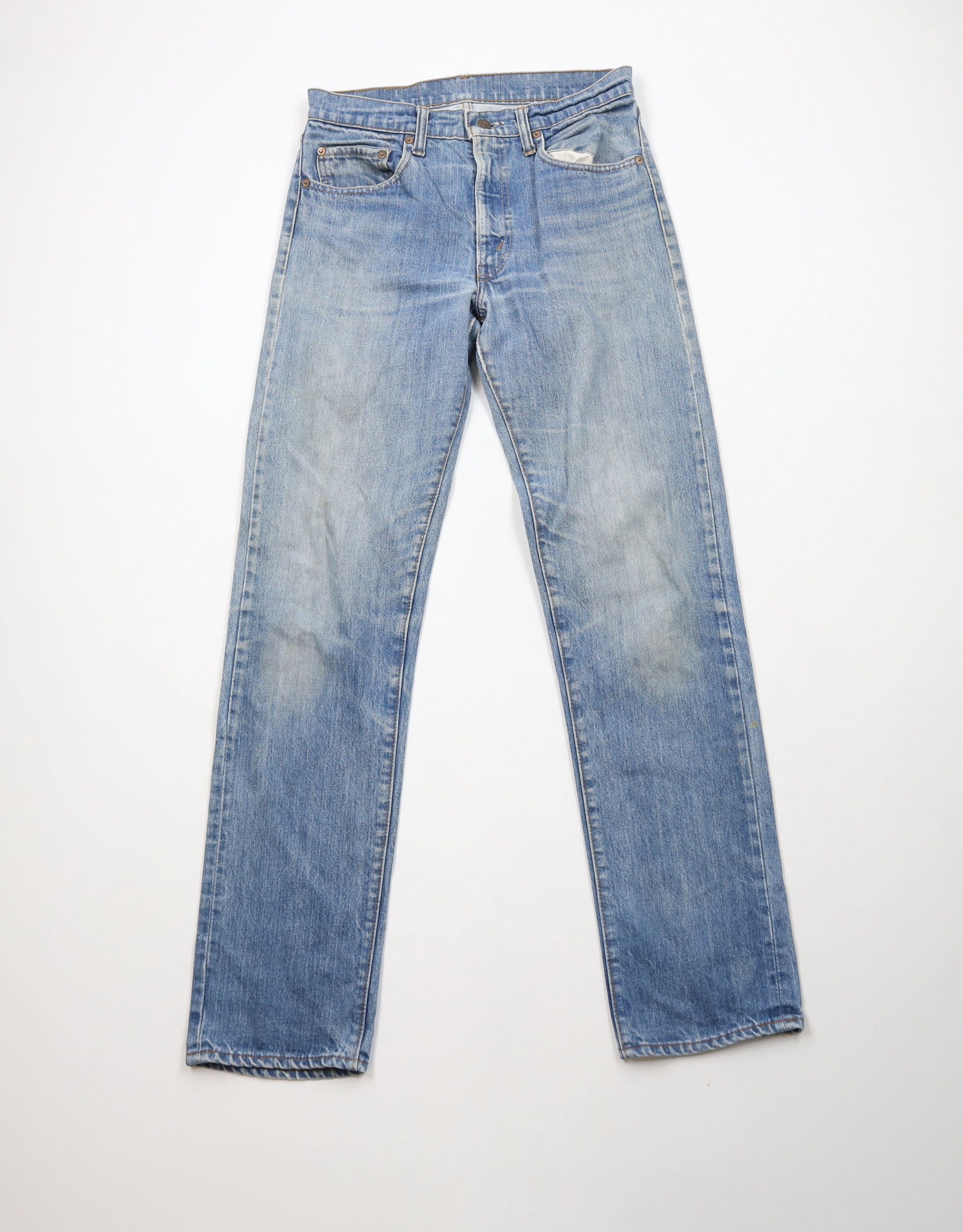 Vintage 70s Levis 505 0217 Regular Fit Denim Jeans USA Talon