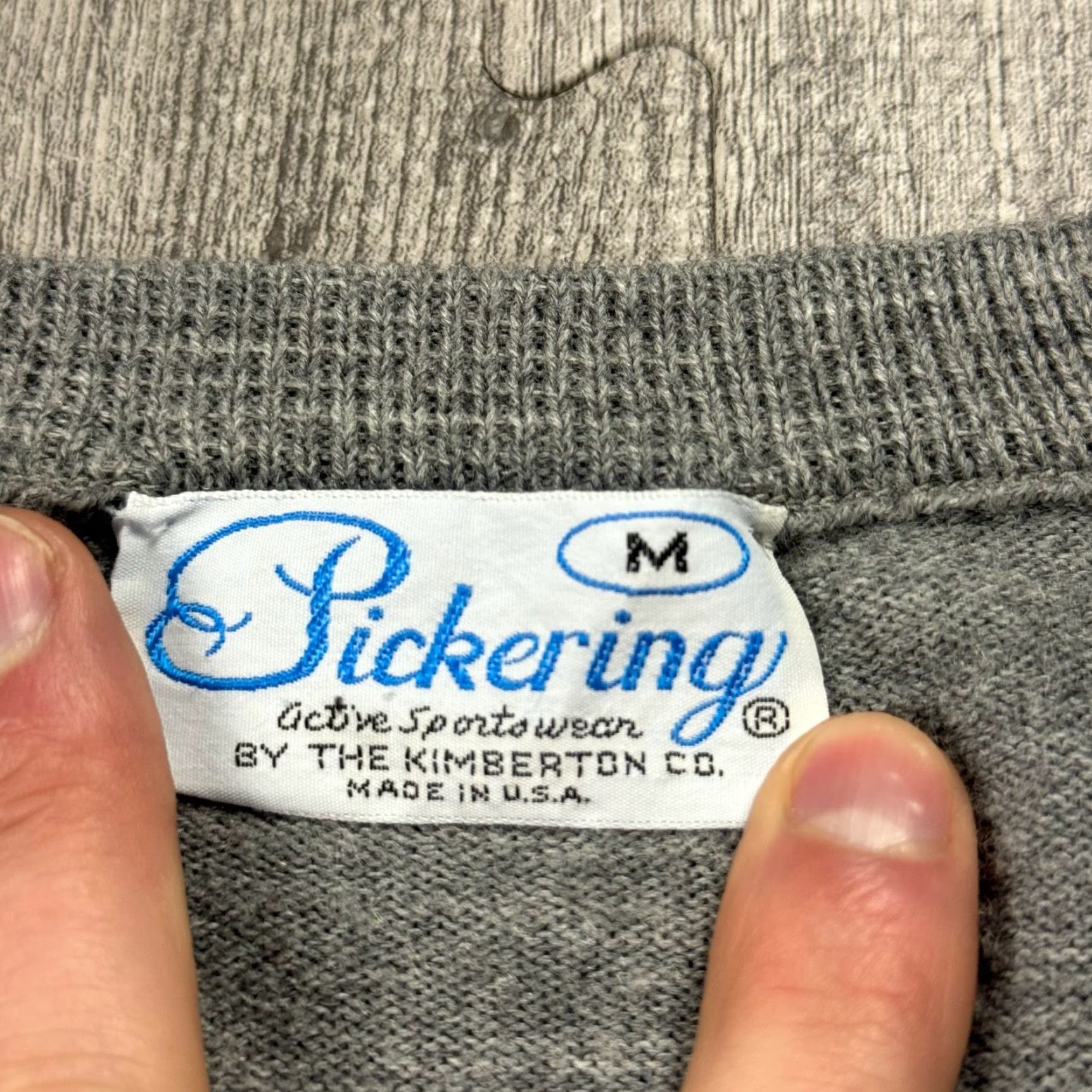 Vintage VINTAGE Pickering USA V-Neck Knit Golf Sweater Gray M NOYAC GOLF COUNTRY CLUB Mens Size US M / EU 48-50 / 2 - 4 Thumbnail