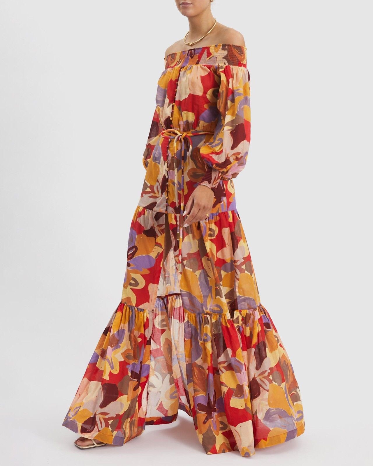 Other Rebecca Vallance Santiago Off-Shoulder Maxi Dress EU40 US8 Size M / US 6-8 / IT 42-44 - 6 Thumbnail