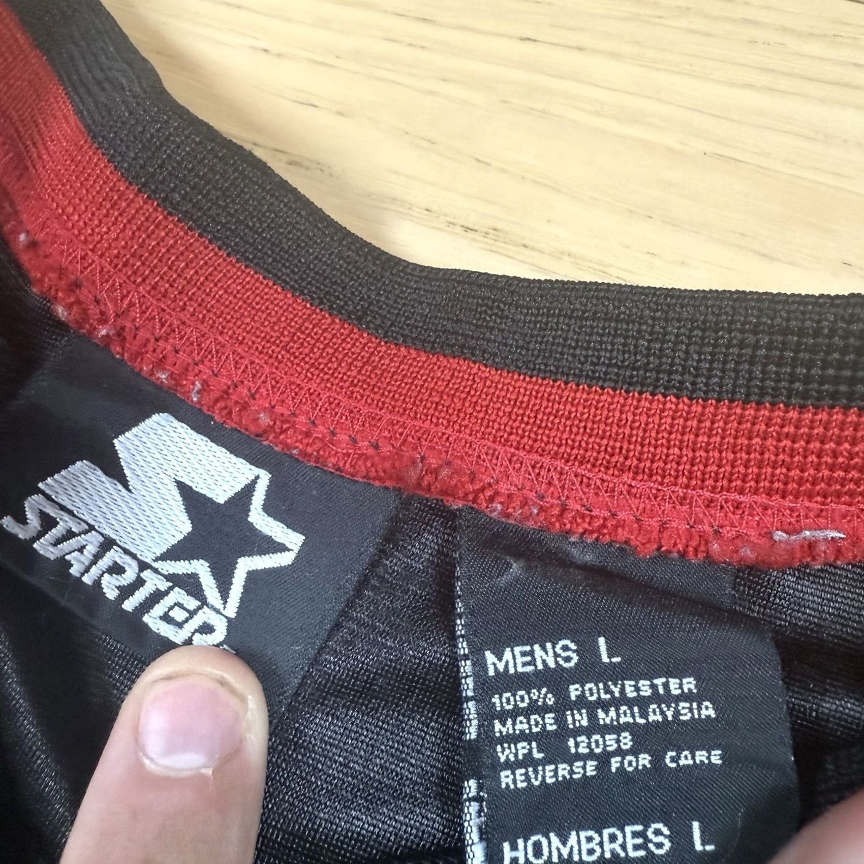Starter VINTAGE Starter Football Shirt Mens L Black 90s #11 Stitched Y2K Stitched Size US L / EU 52-54 / 3 - 3 Thumbnail