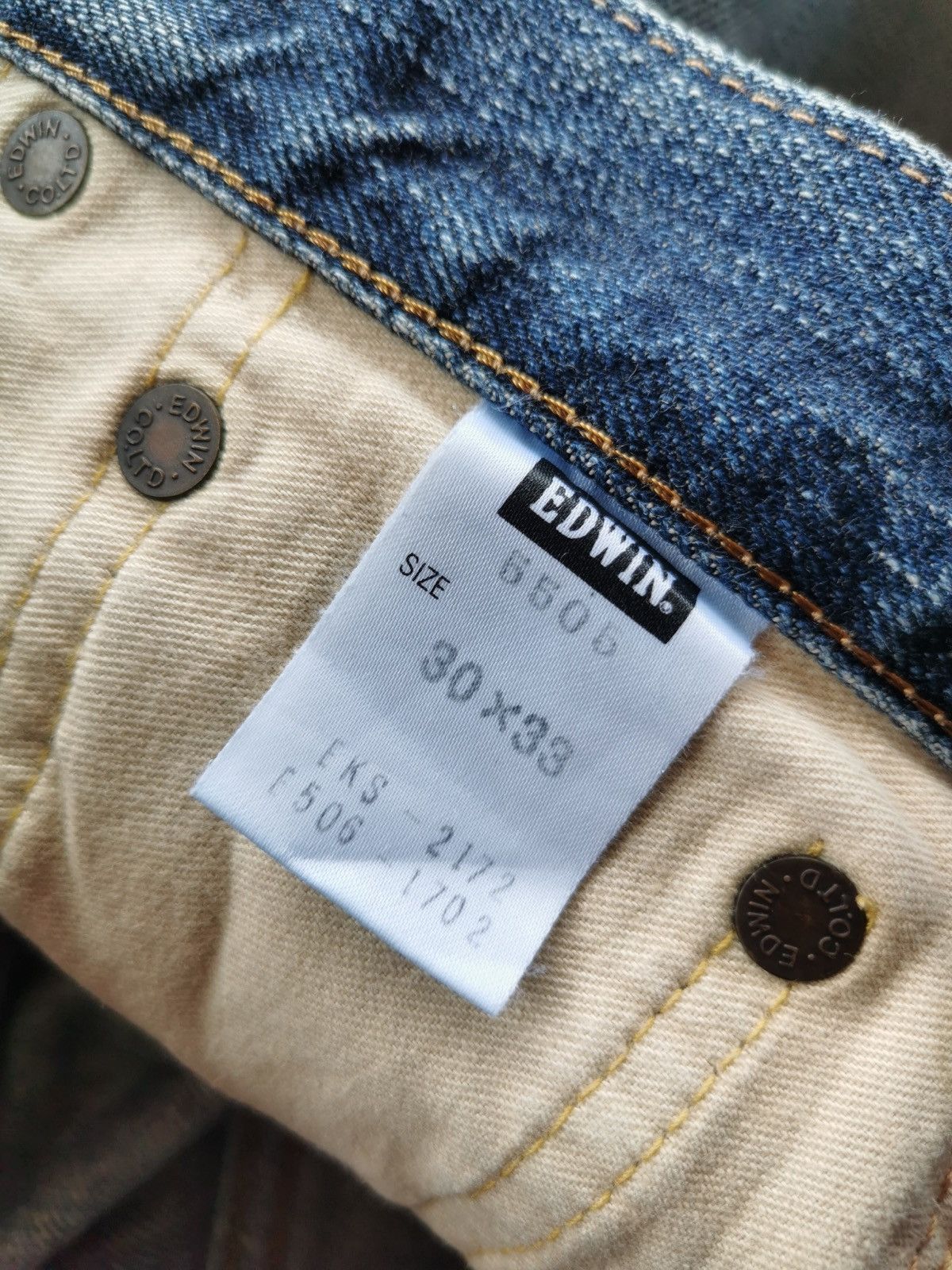Edwin Vintage Edwin Selvedge Size US 30 / EU 46 - 12 Thumbnail