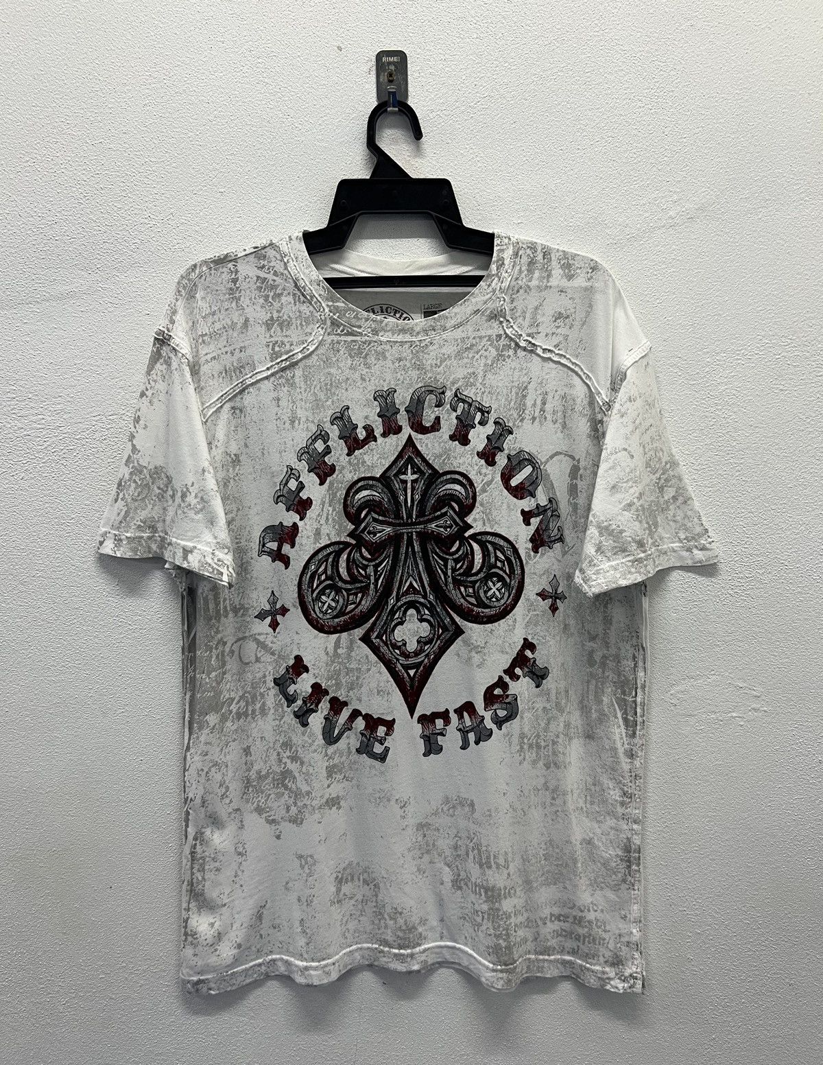 Affliction × Vintage VINTAGE AFFLICTION LIVE FAST MADE IN USA SHIRT Size US L / EU 52-54 / 3 - 2 Thumbnail