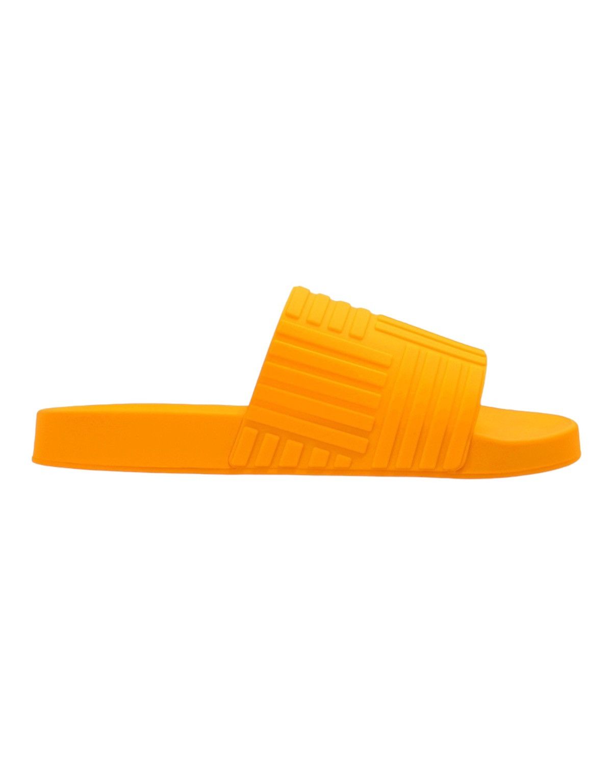 690039V1O607593 Orange Rubber Slider Sandals