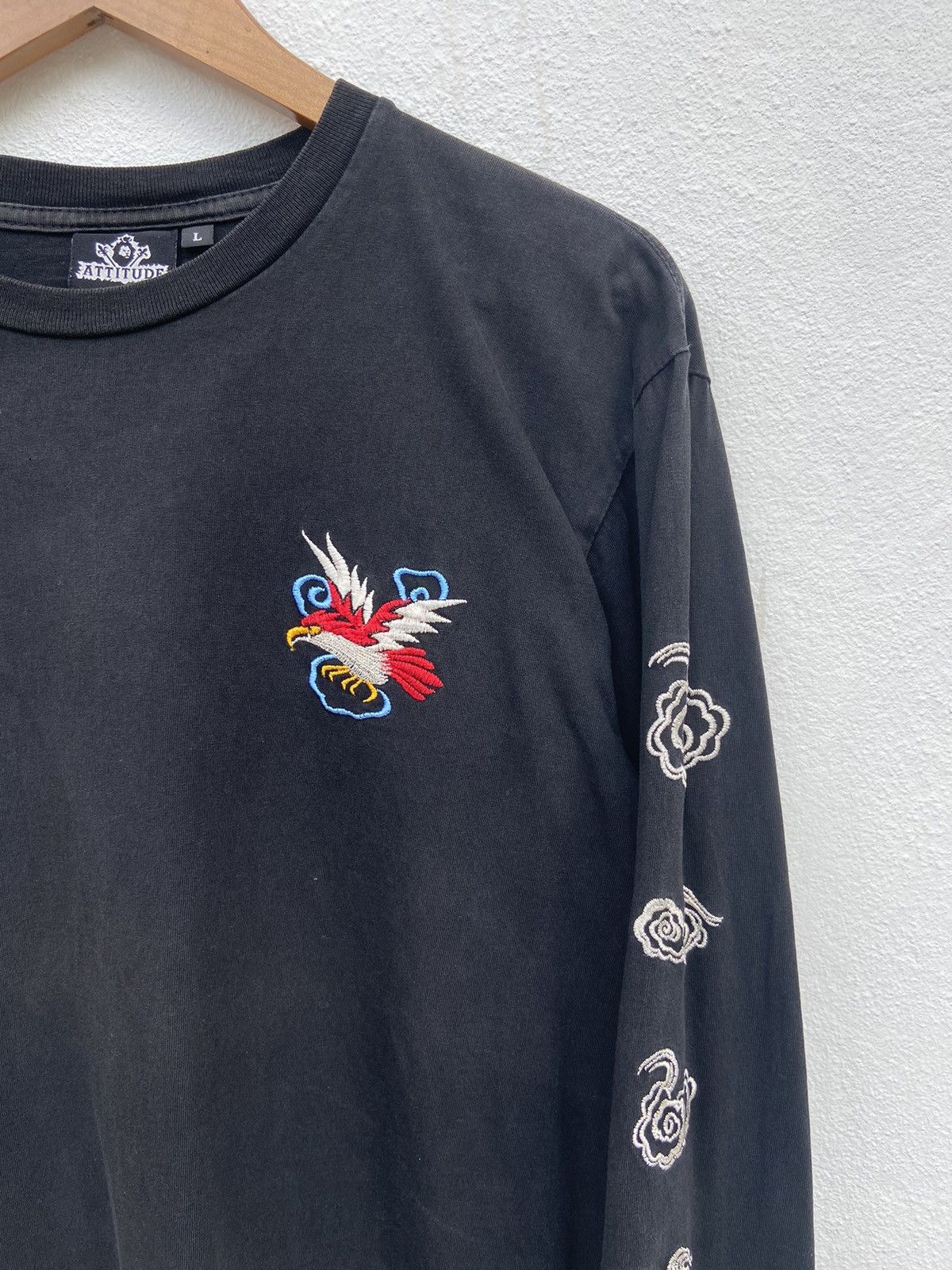 Vintage 🔥 Vintage Sukajan t shirt long sleeve Vietnam war Size US M / EU 48-50 / 2 - 6 Thumbnail