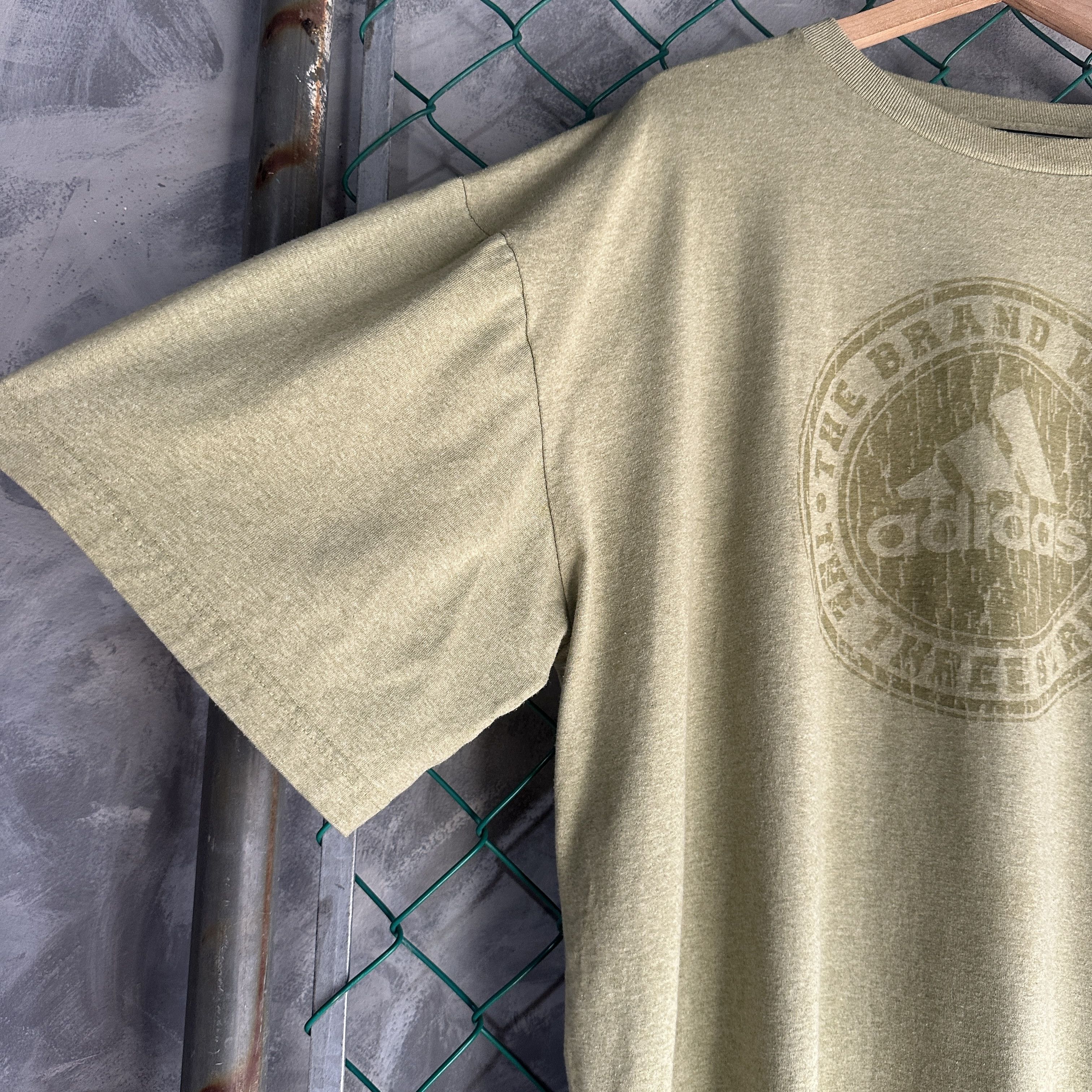 Adidas Vintage Adidas T Shirt The Brand With The Three Stripes Size US XL / EU 56 / 4 - 4 Thumbnail