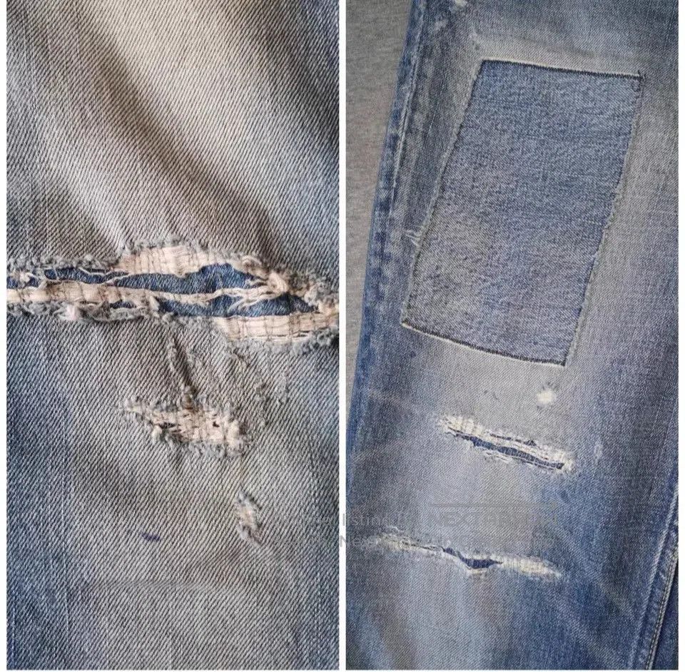 Visvim visvim 03D14 Patched Distressed Jeans. Size US 36 / EU 52 - 5 Thumbnail