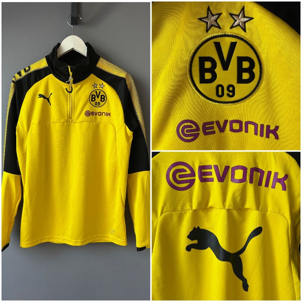 Puma 2017-18 Borussia Dortmund Puma 1/4 Zip Training Top Size US S / EU 44-46 / 1 - 1 Thumbnail