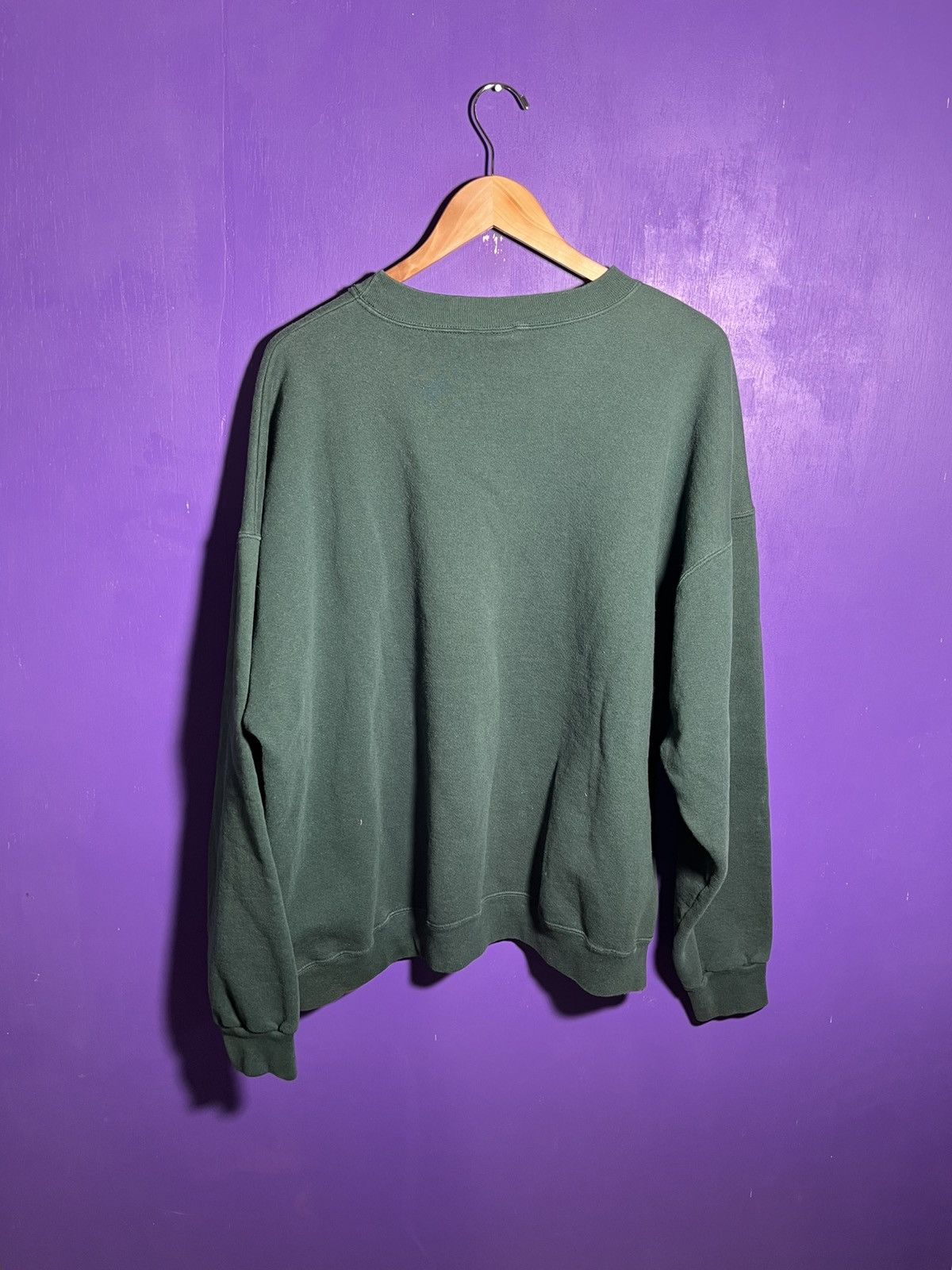 No Fear × Vintage Vintage 90s No fear green tonal logo sweatshirt Size US XL / EU 56 / 4 - 2 Thumbnail