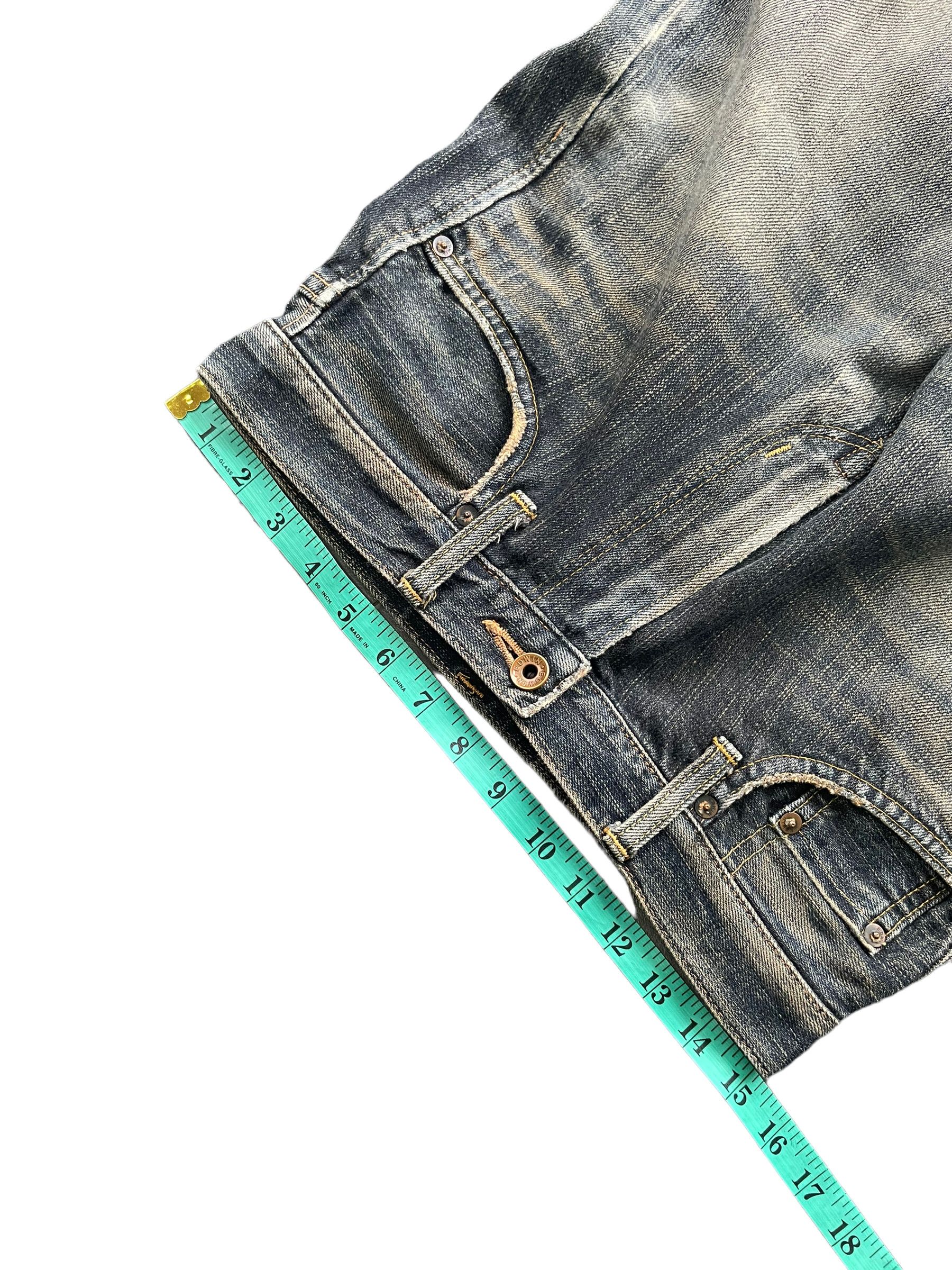 Edwin Vintage Mudwash Edwin 505ZXX Distresed Selvedge Denim Size US 30 / EU 46 - 5 Thumbnail